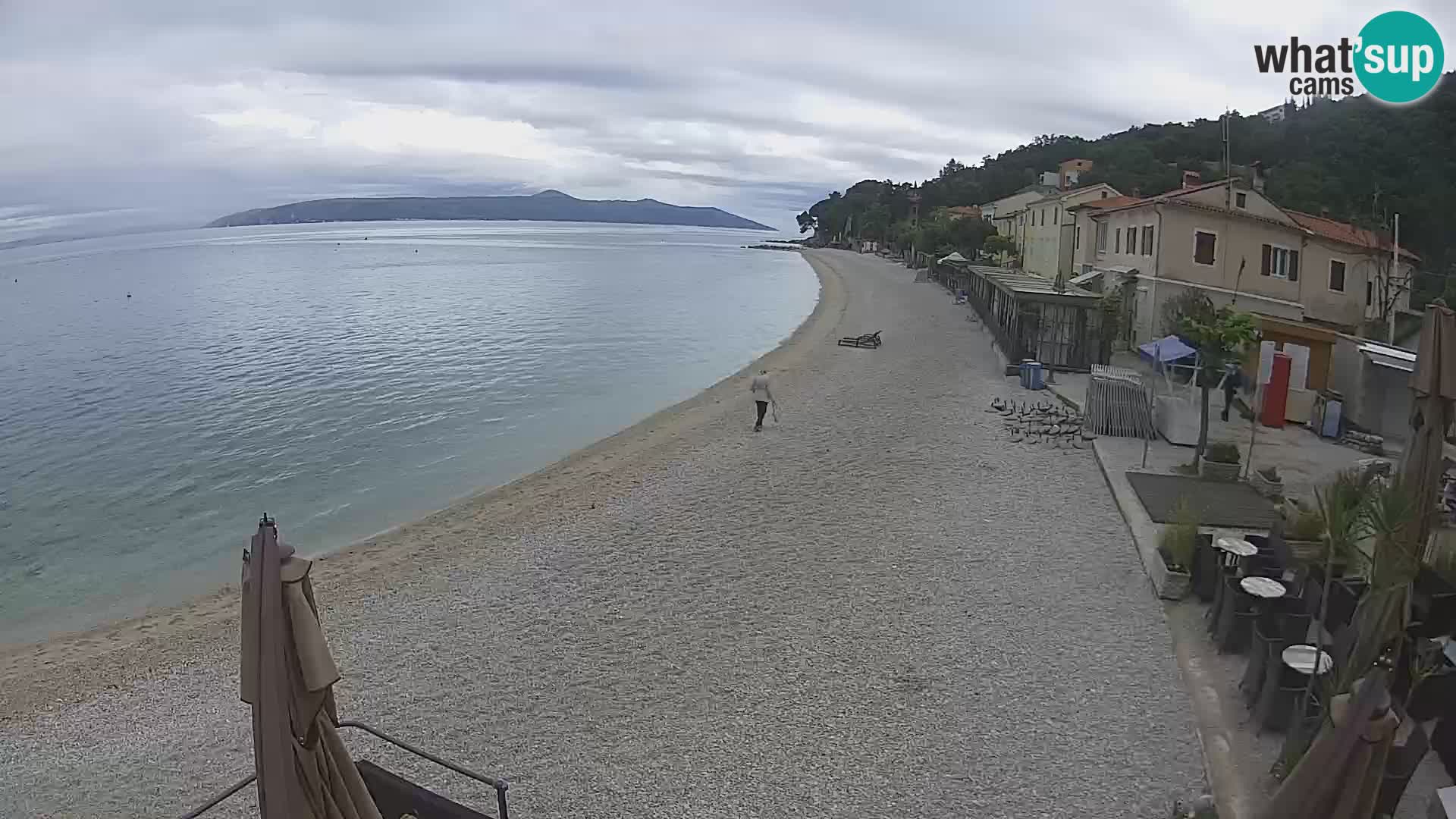 Mošćenička Draga webcam beach