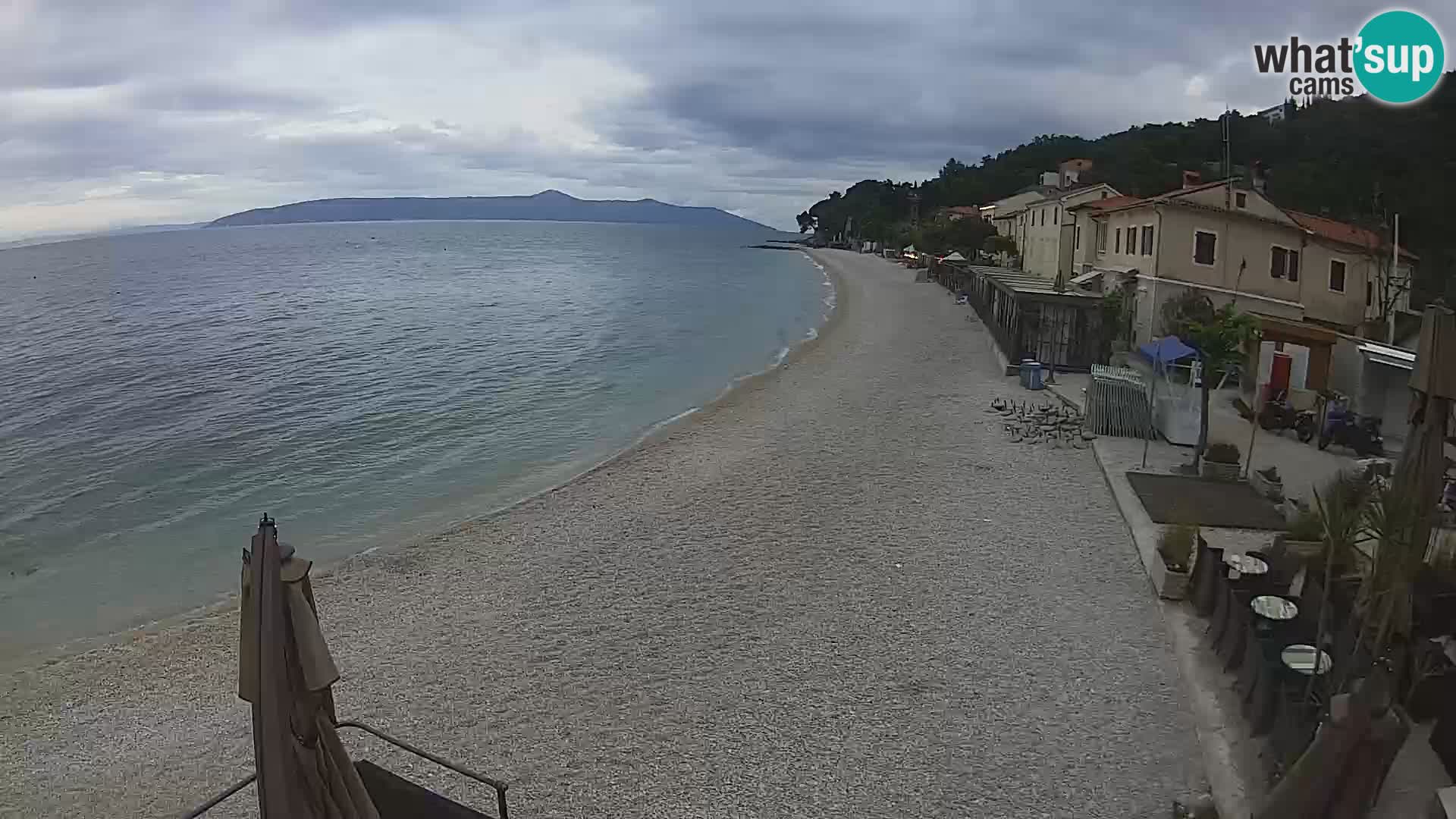 Livecam Draga di Moschiena – spiaggia