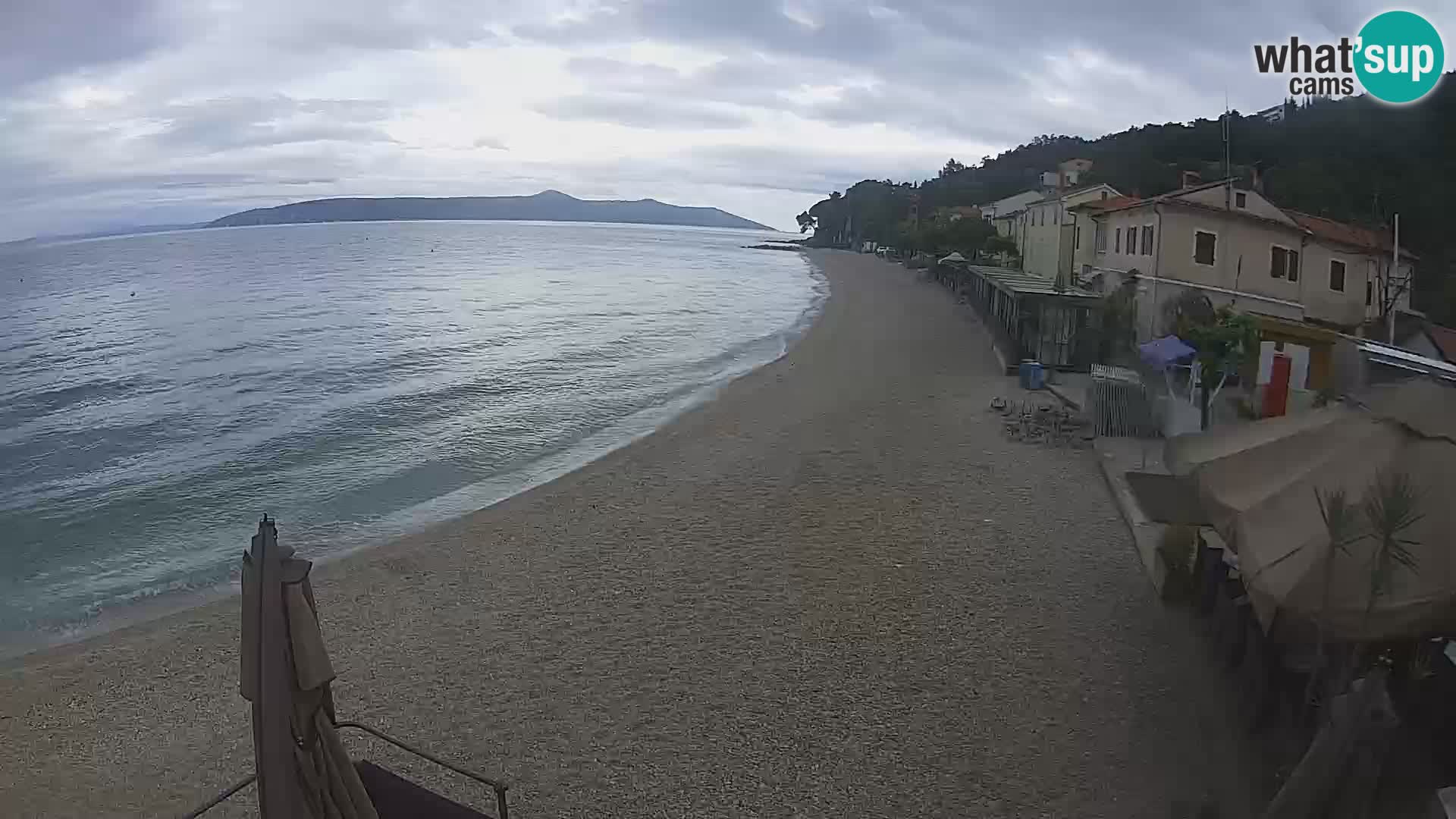 Mošćenička Draga webcam beach
