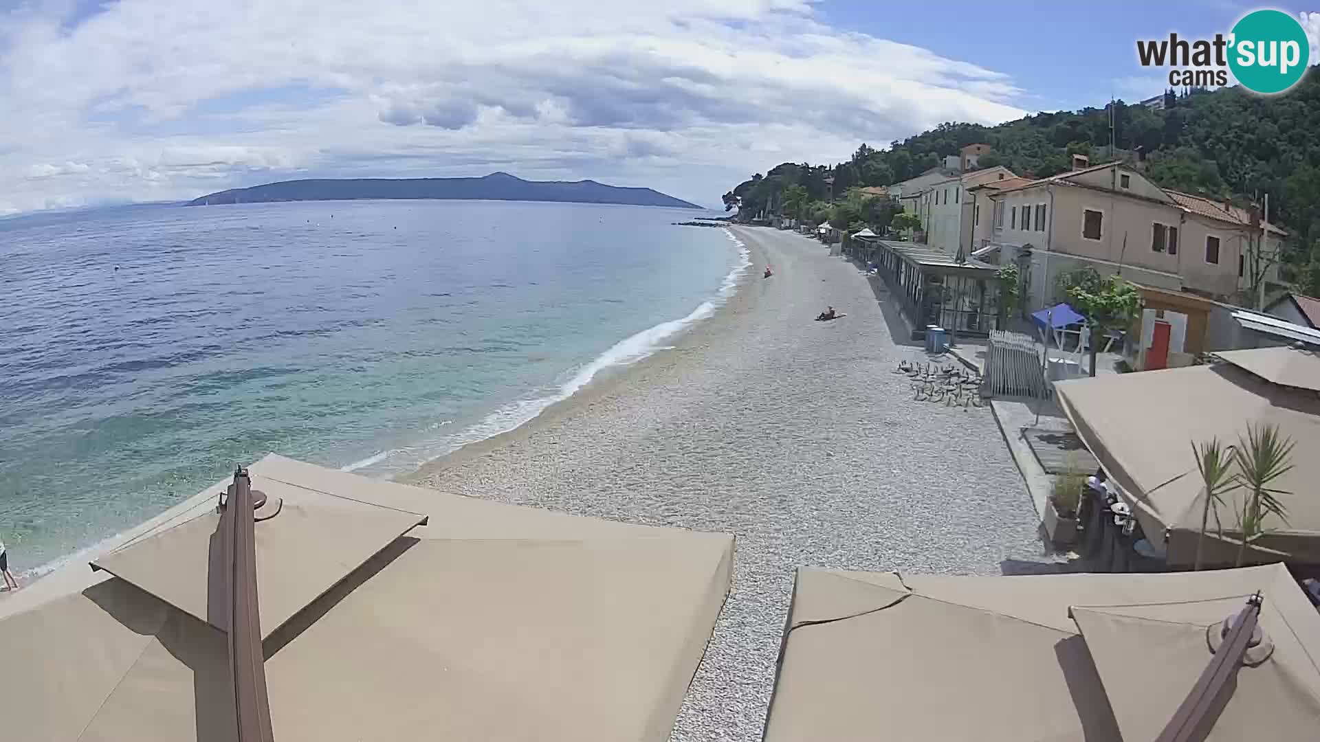 Web kamera Mošćenička Draga – plaža