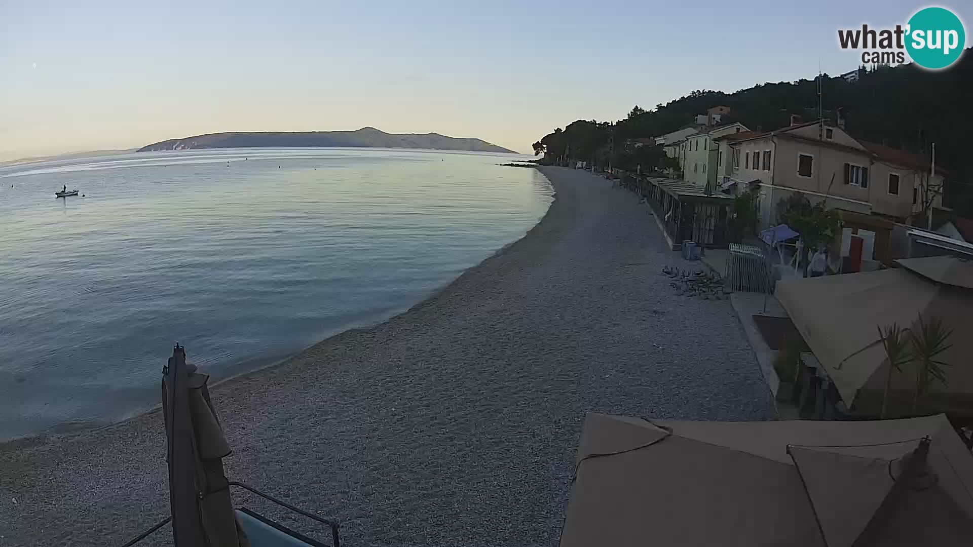 Mošćenička Draga webcam beach