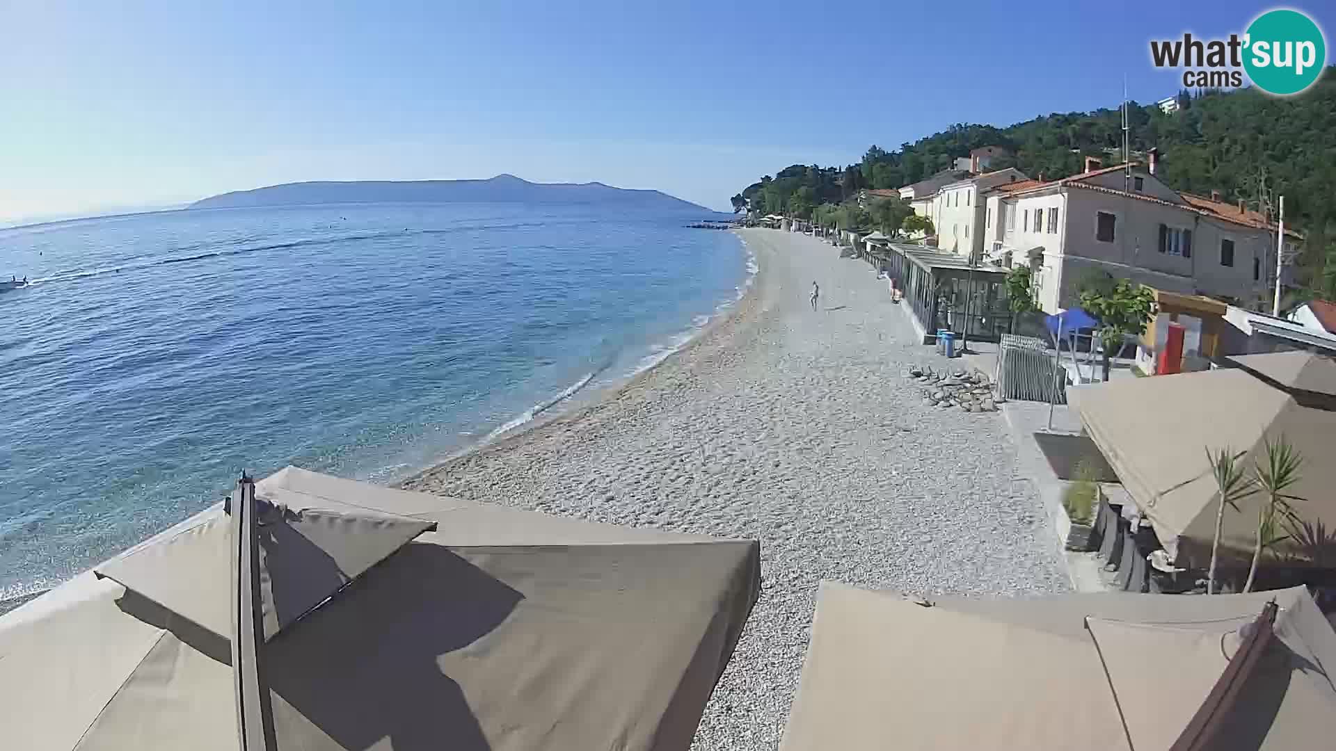 Mošćenička Draga webcam beach
