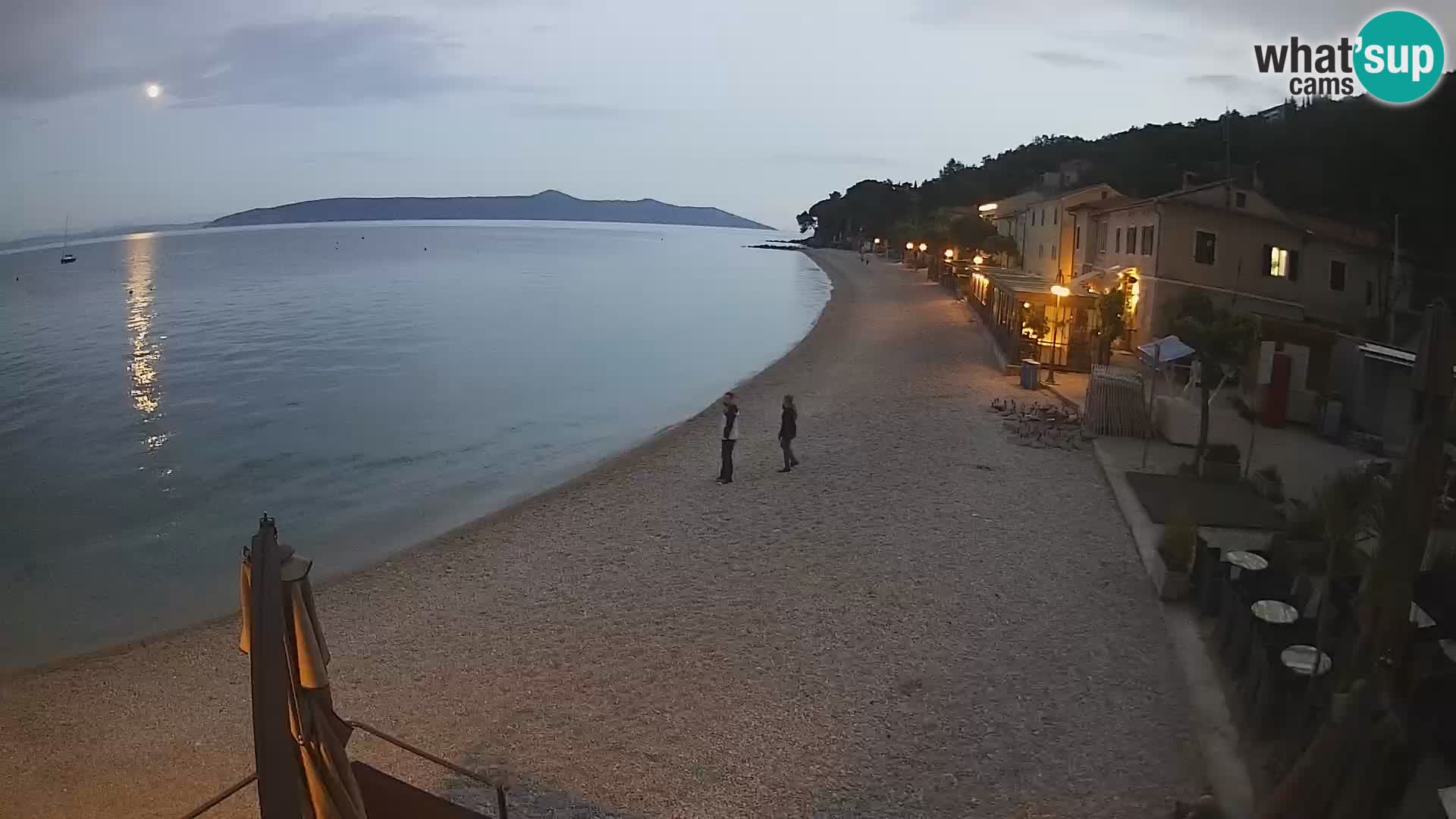 Livecam Draga di Moschiena – spiaggia