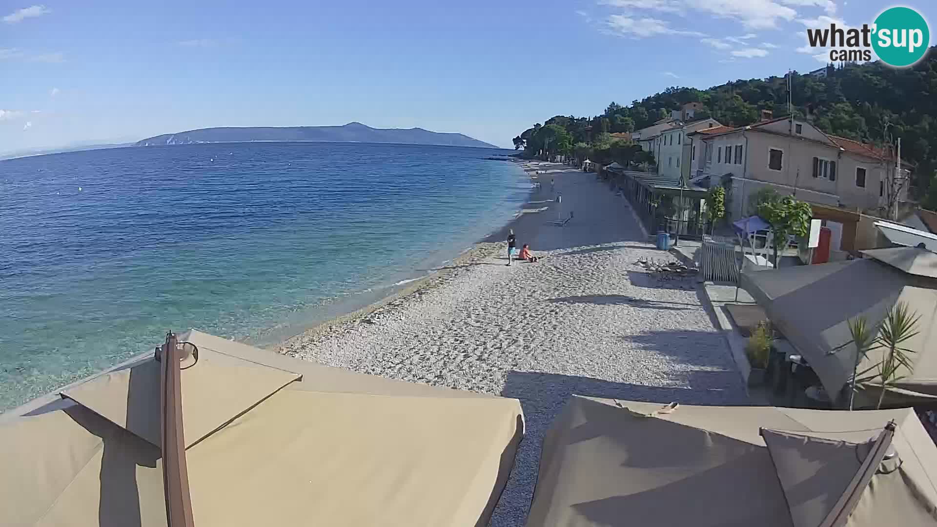 Livecam Draga di Moschiena – spiaggia