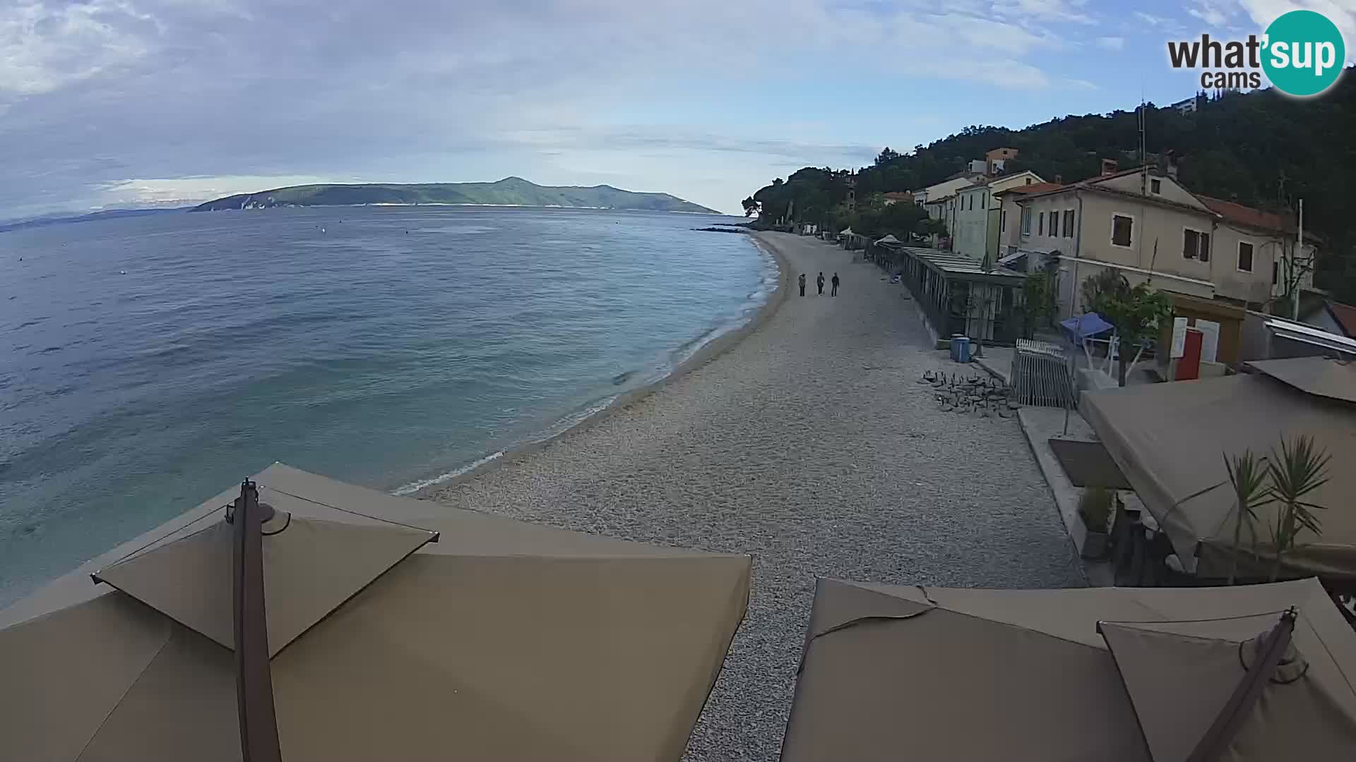Mošćenička Draga webcam beach