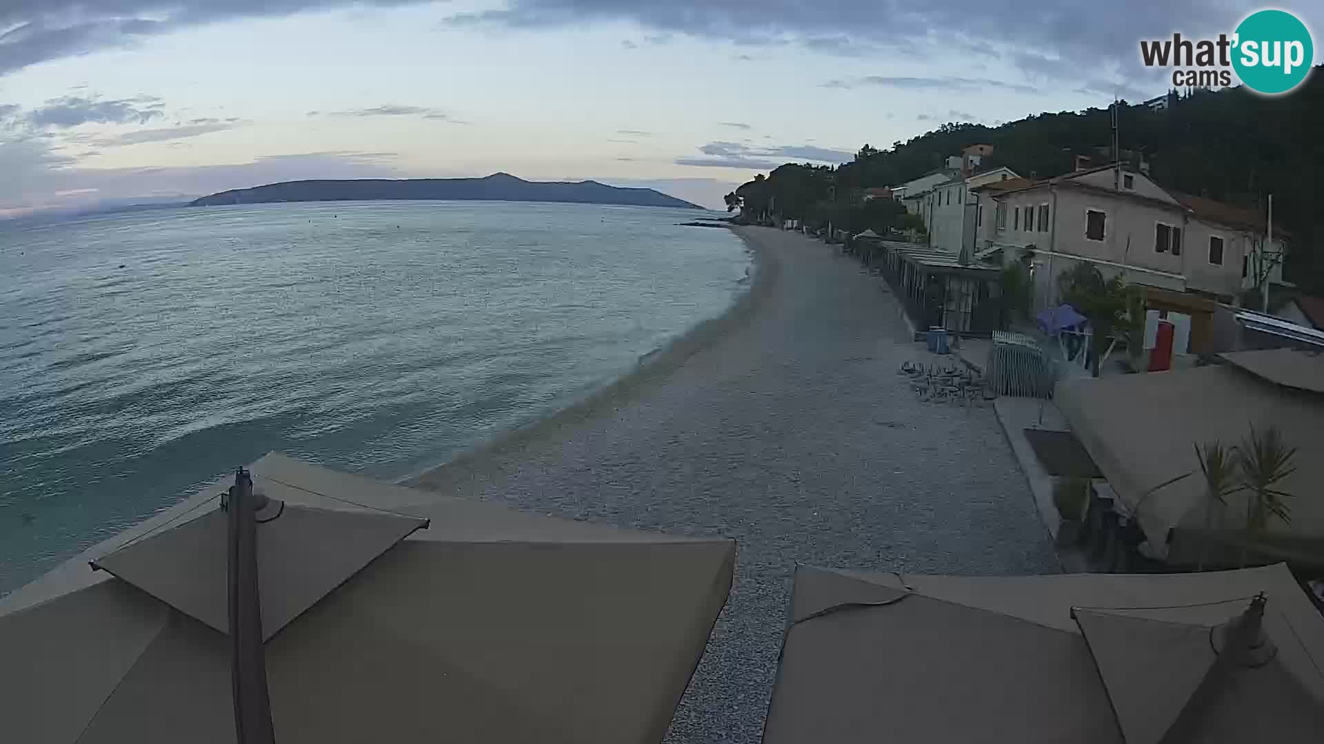 Webcam Mošćenička Draga – Strand