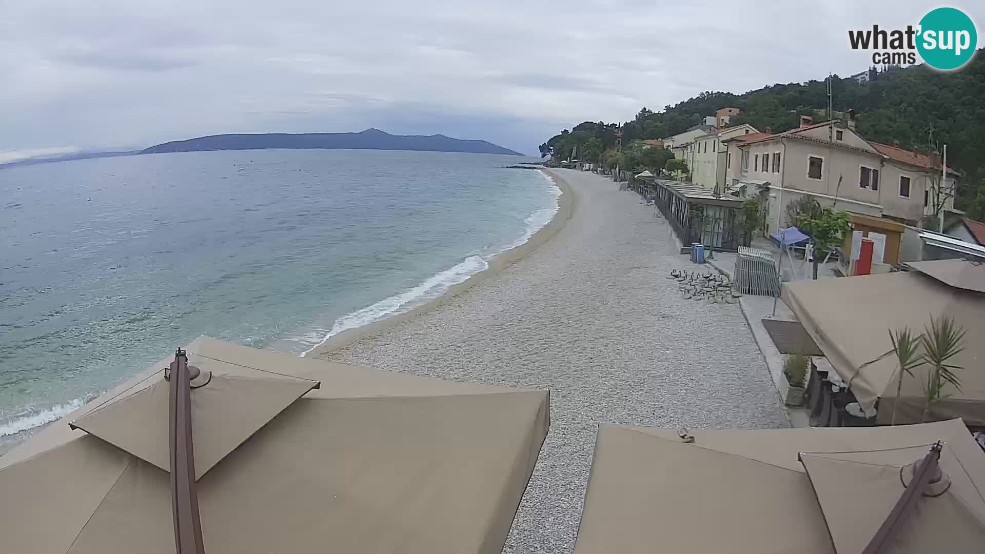 Kamera v živo Mošćenička Draga – plaža
