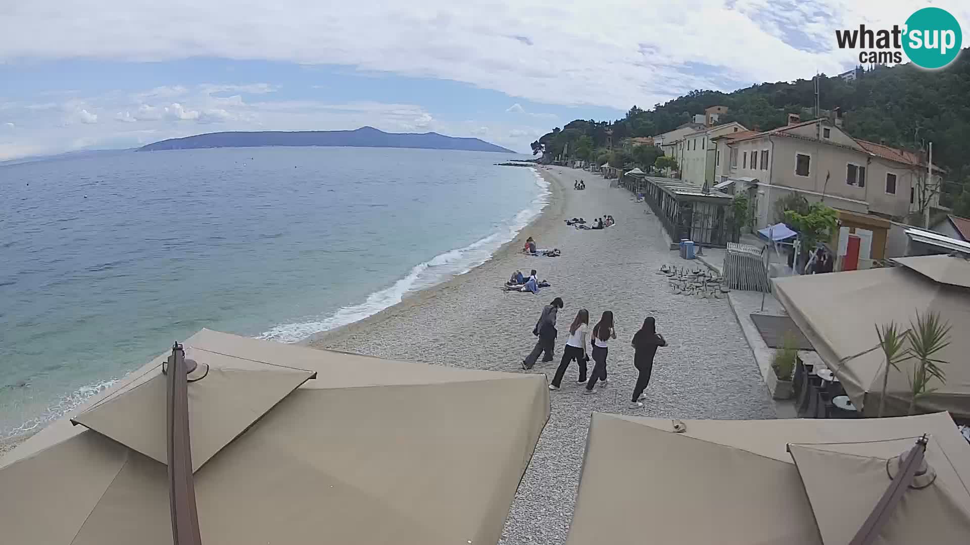 Kamera v živo Mošćenička Draga – plaža