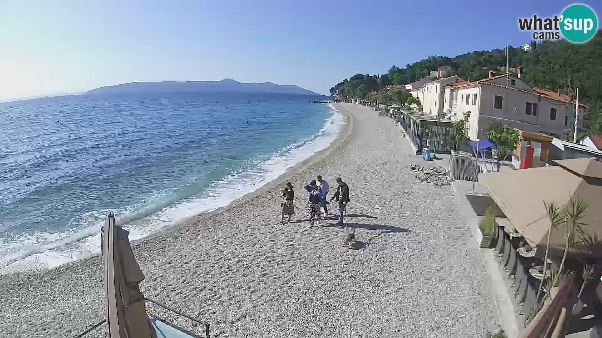 Kamera v živo Mošćenička Draga – plaža