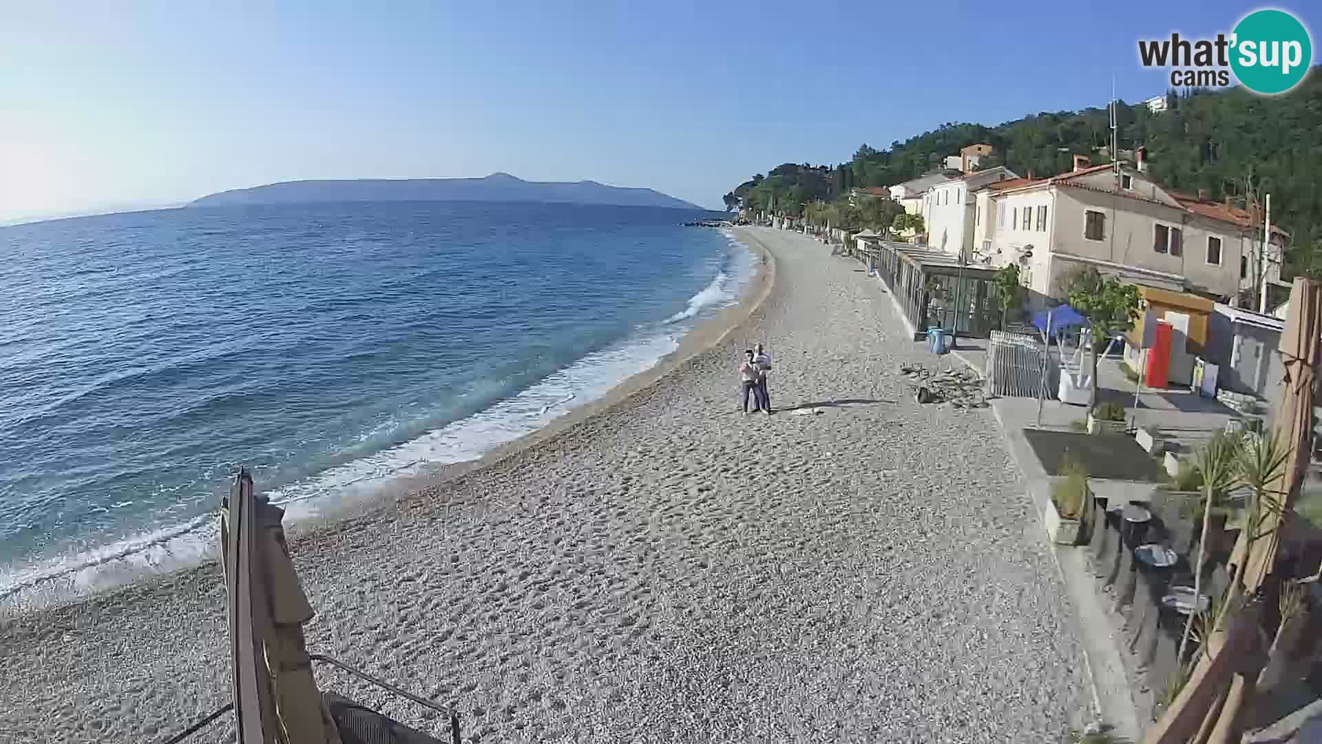 Webcam Mošćenička Draga – Strand