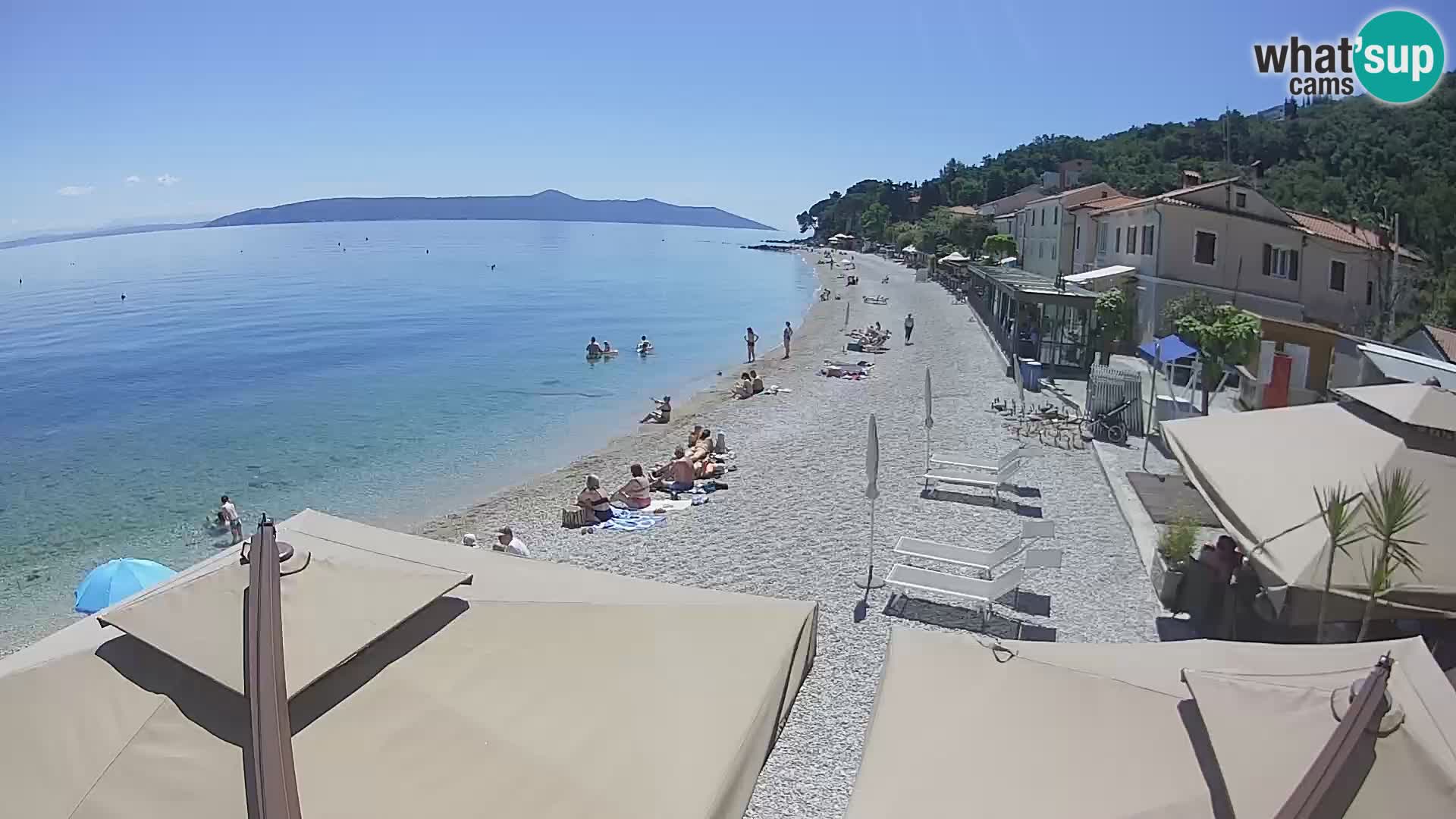 Livecam Draga di Moschiena – spiaggia