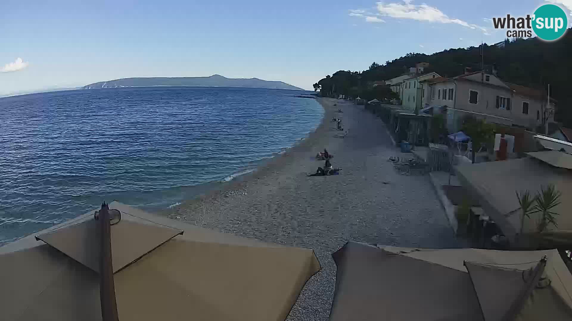 Livecam Draga di Moschiena – spiaggia