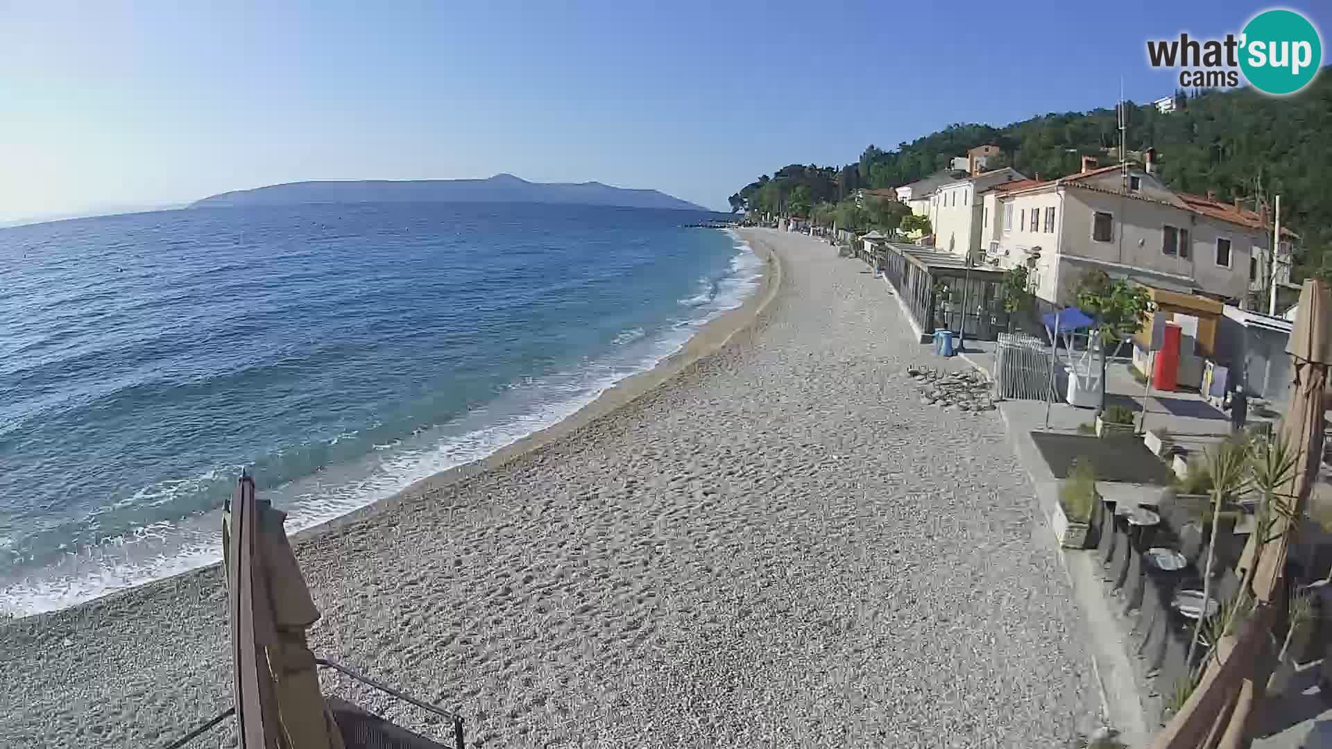 Web kamera Mošćenička Draga – plaža