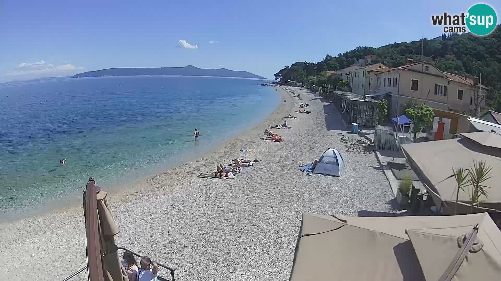 Kamera v živo Mošćenička Draga – plaža