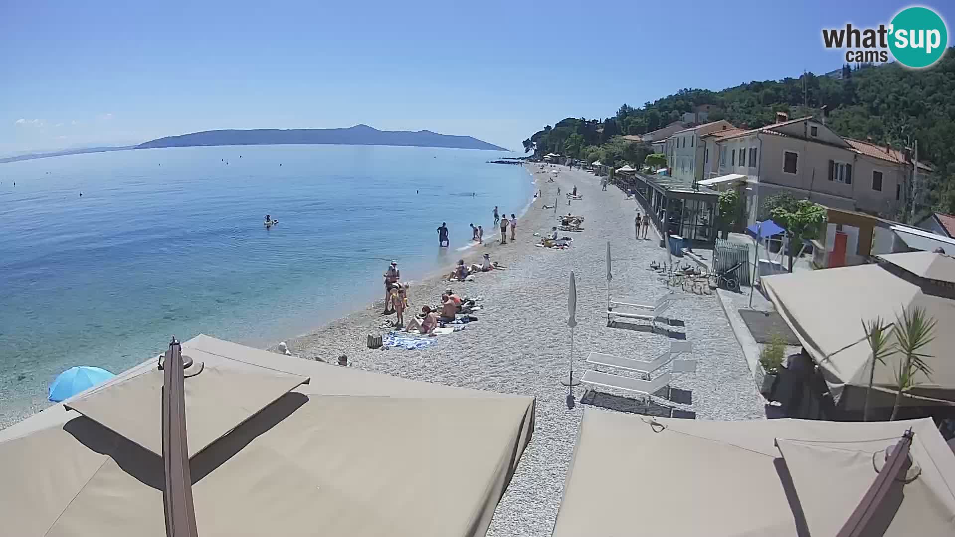 Live Cam Mošćenička Draga – plage