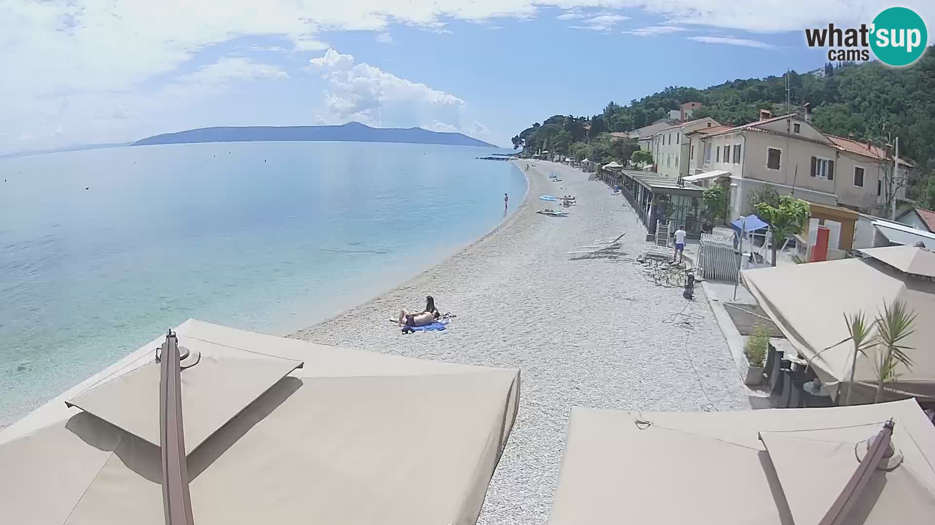 Livecam Draga di Moschiena – spiaggia