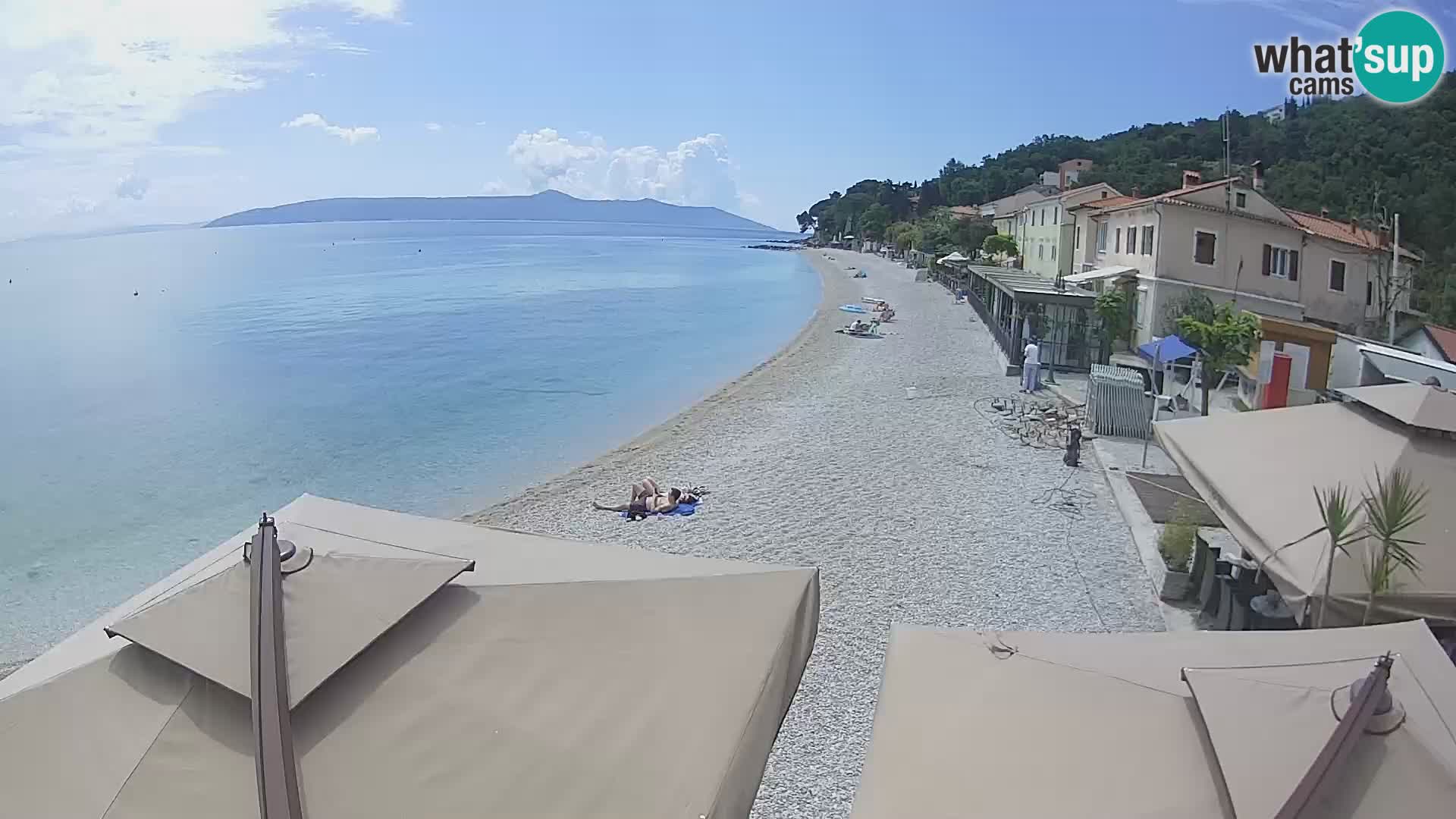 Web kamera Mošćenička Draga – plaža