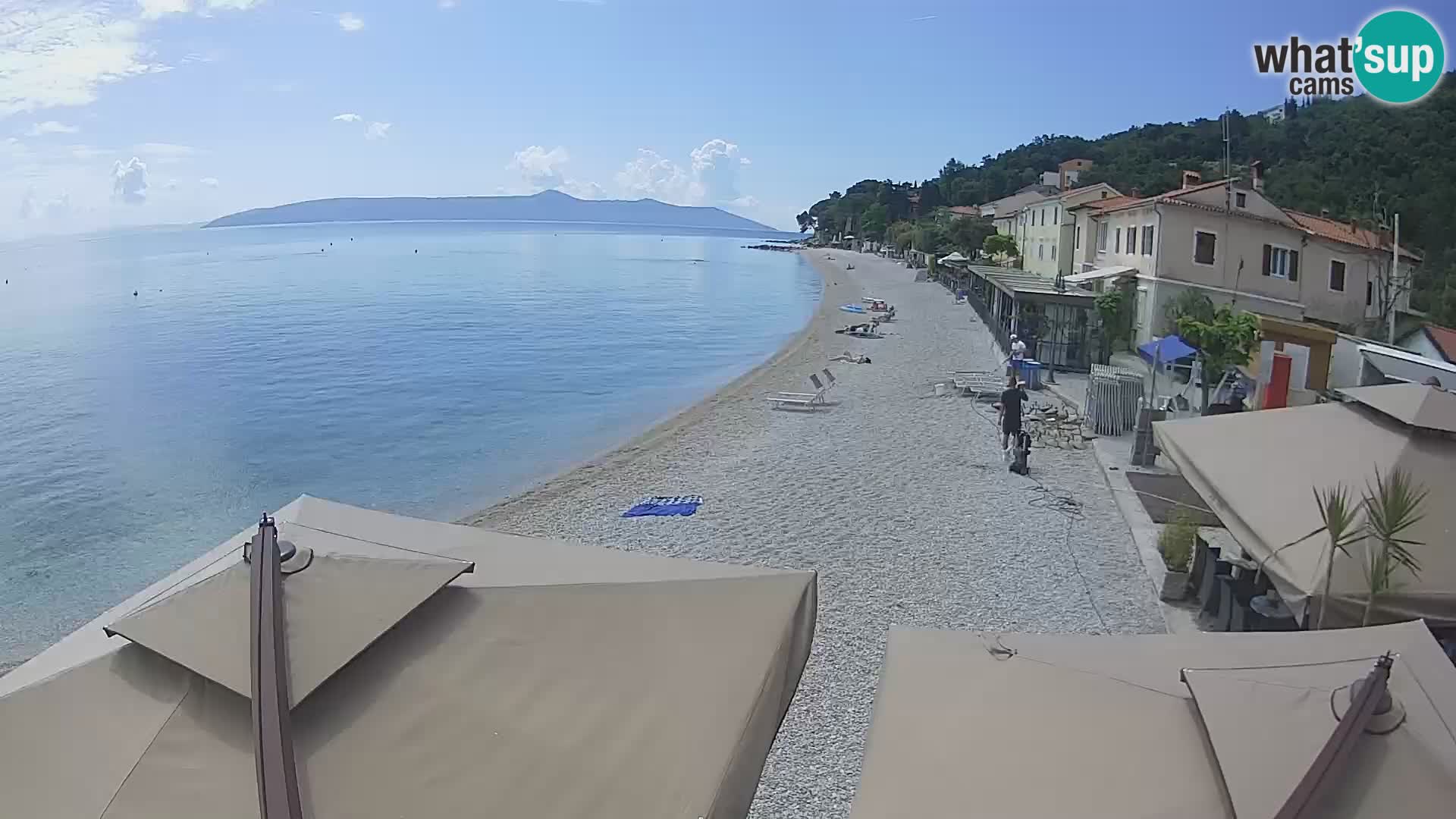 Kamera v živo Mošćenička Draga – plaža