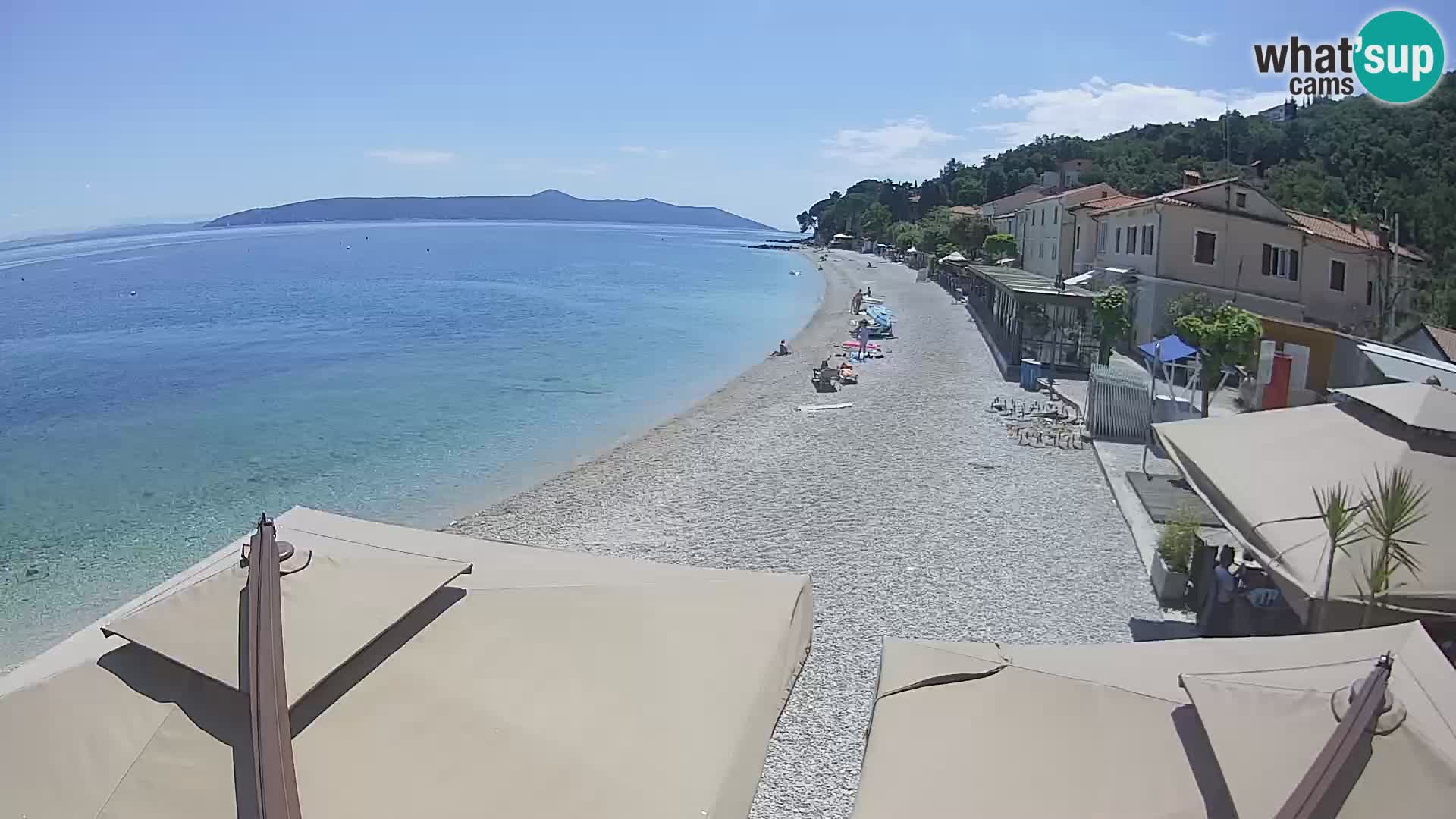 Web kamera Mošćenička Draga – plaža