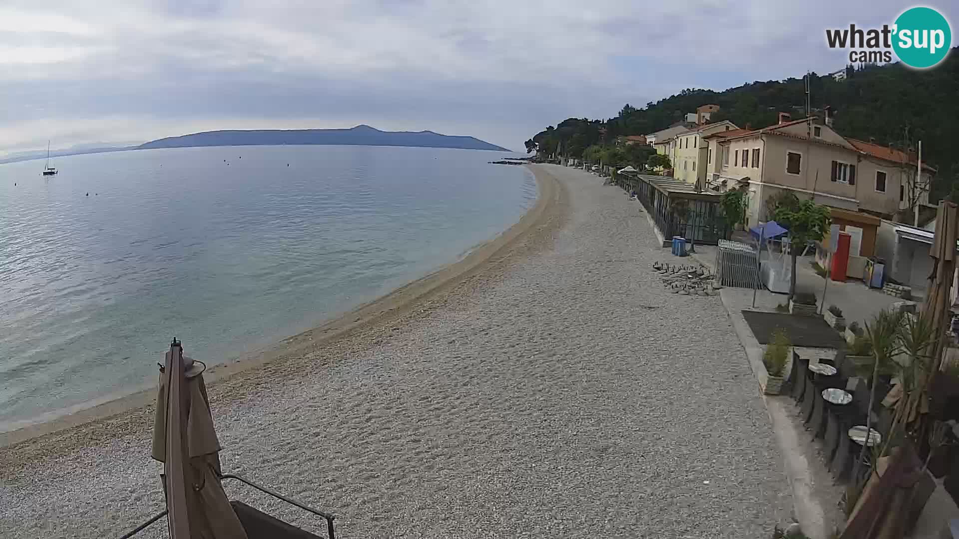 Mošćenička Draga webcam beach