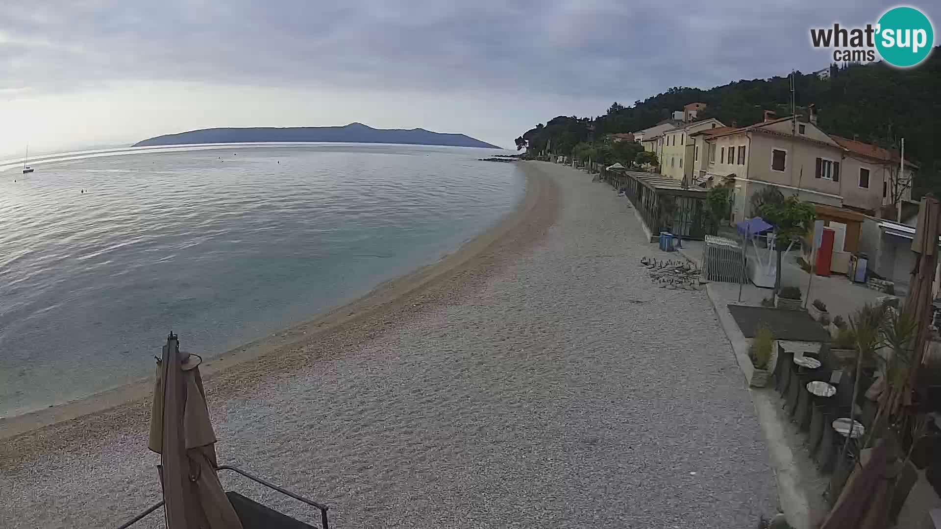 Mošćenička Draga webcam beach