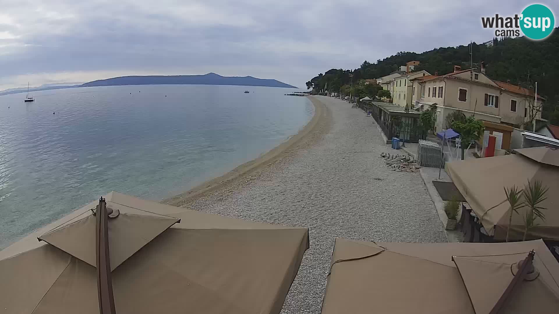 Live Cam Mošćenička Draga – plage