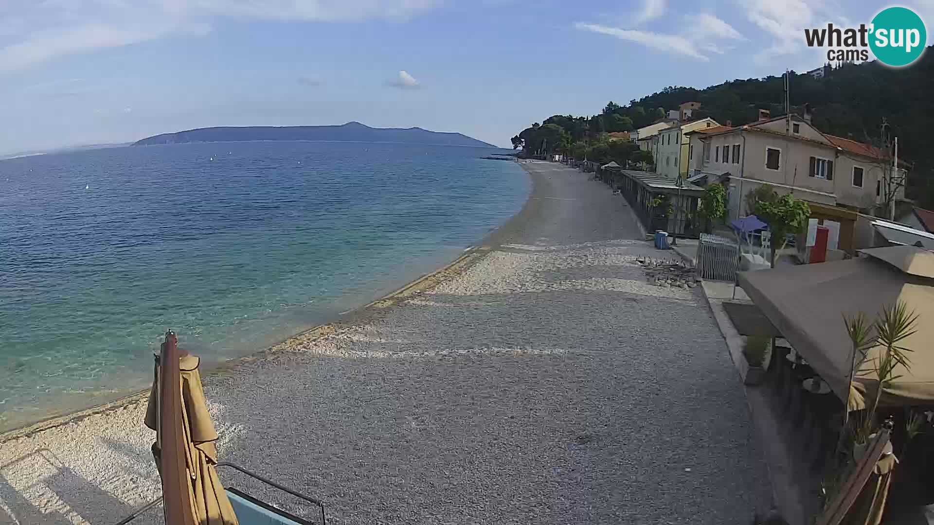 Mošćenička Draga webcam beach