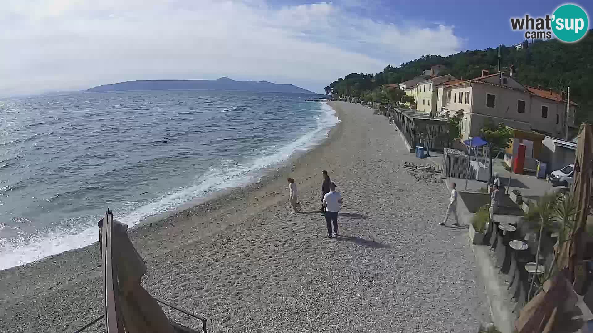 Livecam Draga di Moschiena – spiaggia