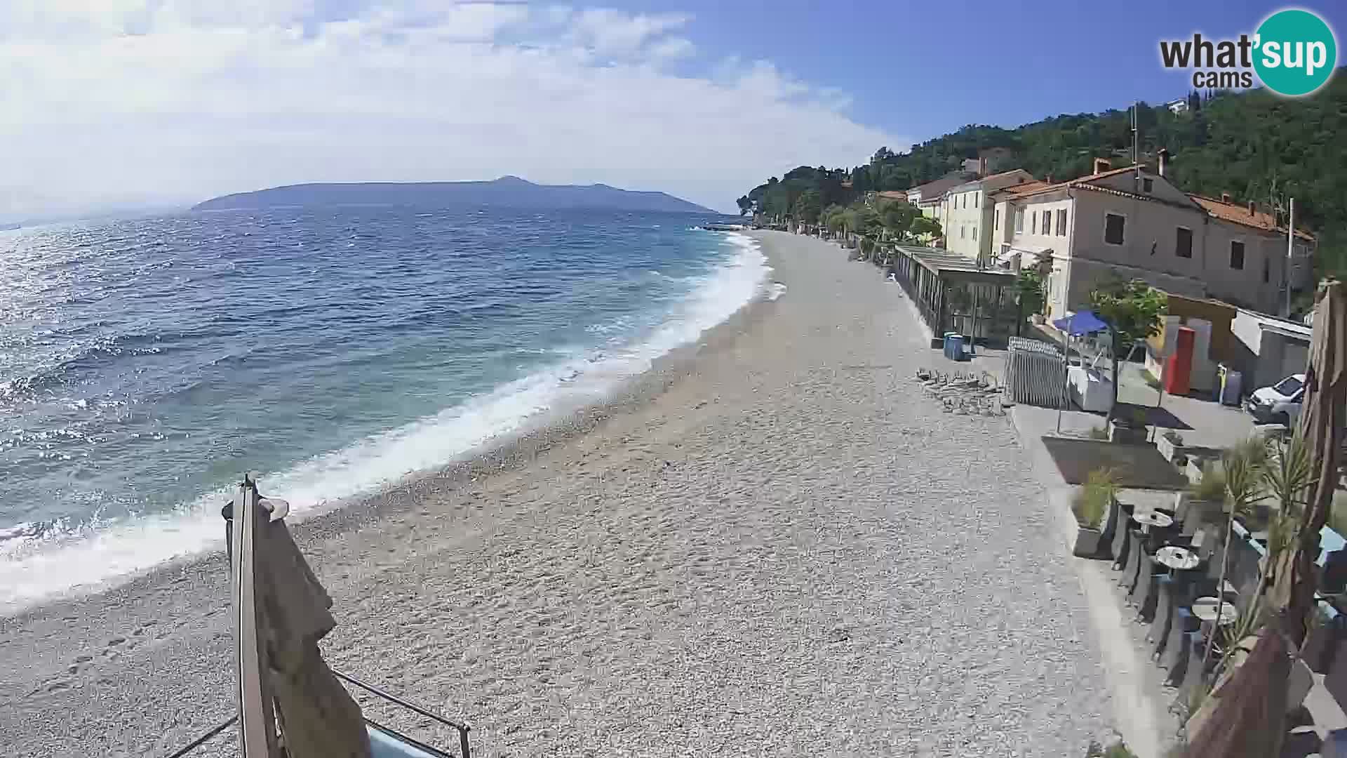 Webcam Mošćenička Draga – Strand
