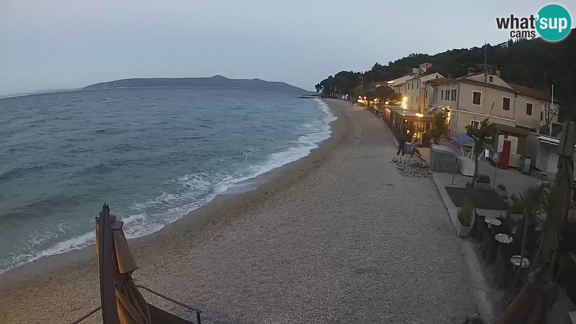 Mošćenička Draga webcam beach