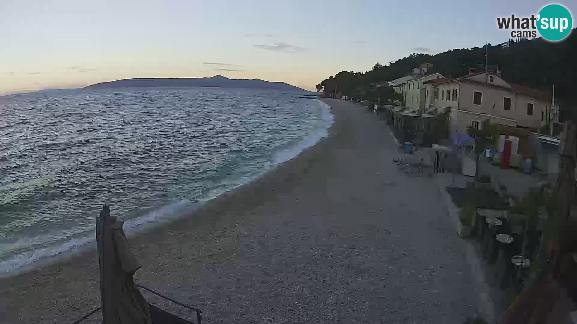 Mošćenička Draga webcam beach
