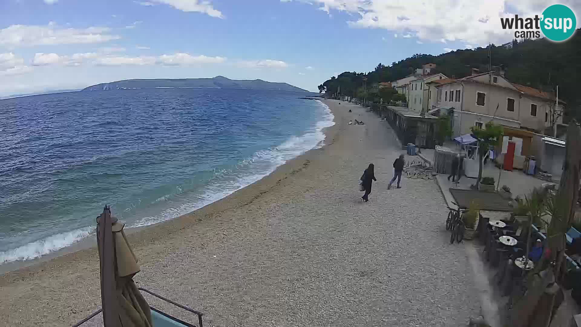 Kamera v živo Mošćenička Draga – plaža