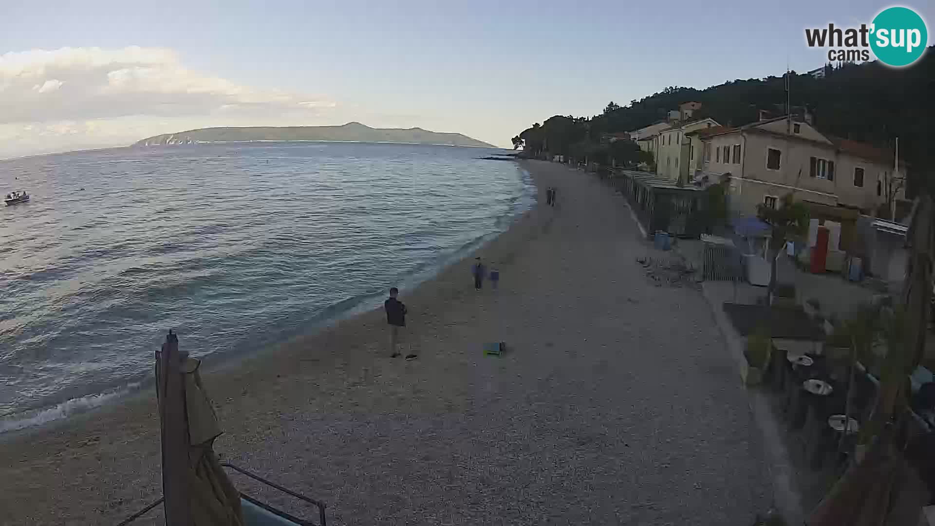 Webcam Mošćenička Draga – Strand