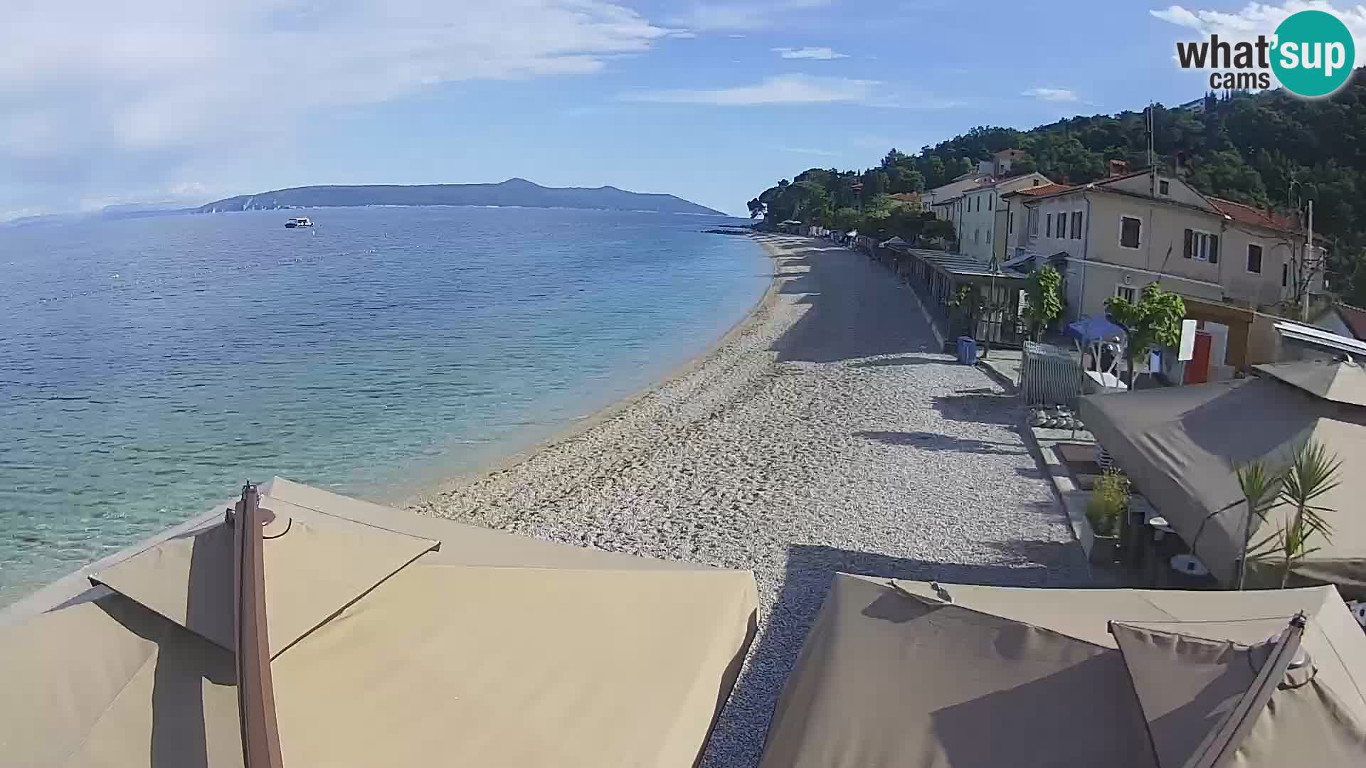 Kamera v živo Mošćenička Draga – plaža