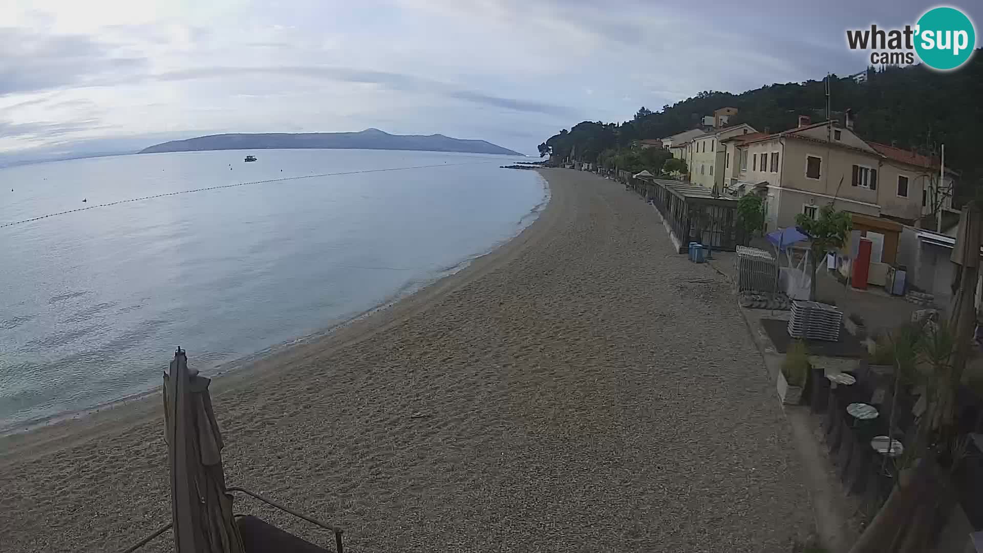 Livecam Draga di Moschiena – spiaggia
