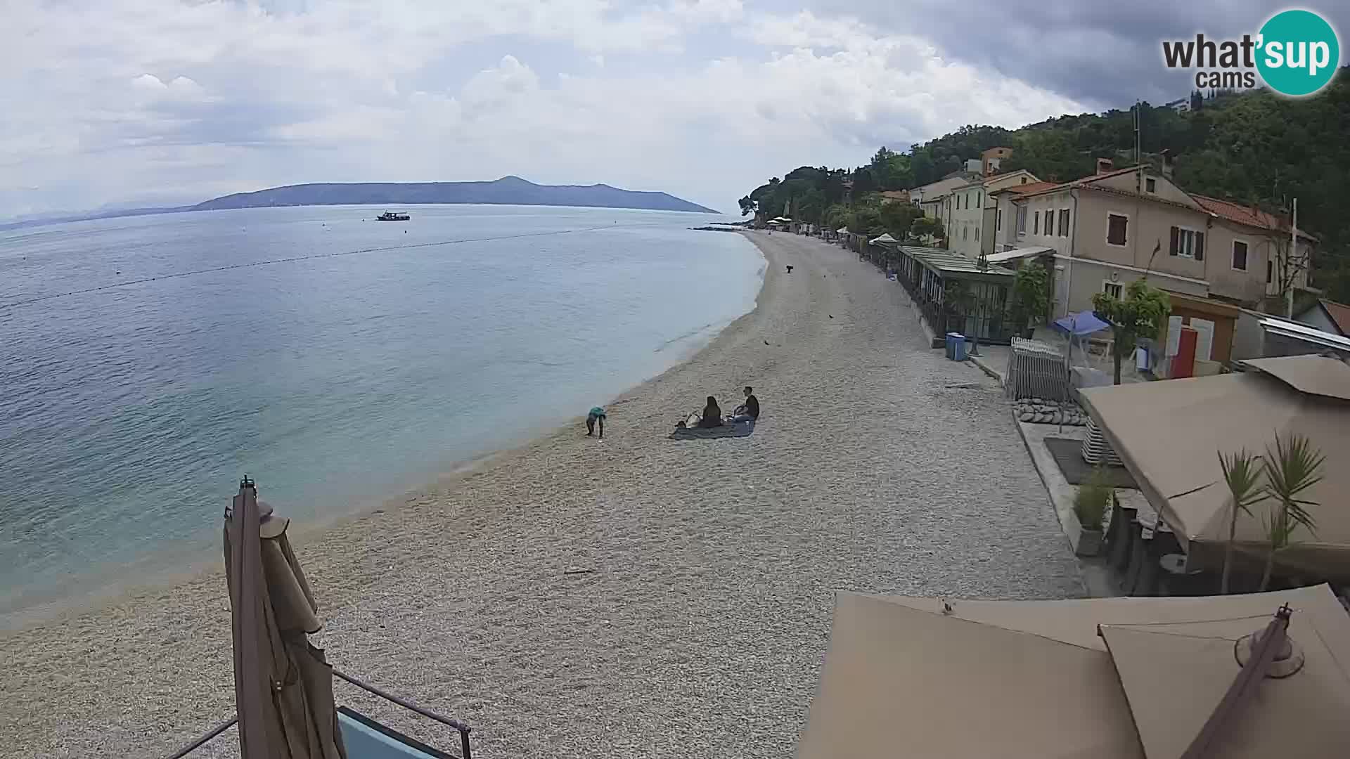 Livecam Draga di Moschiena – spiaggia