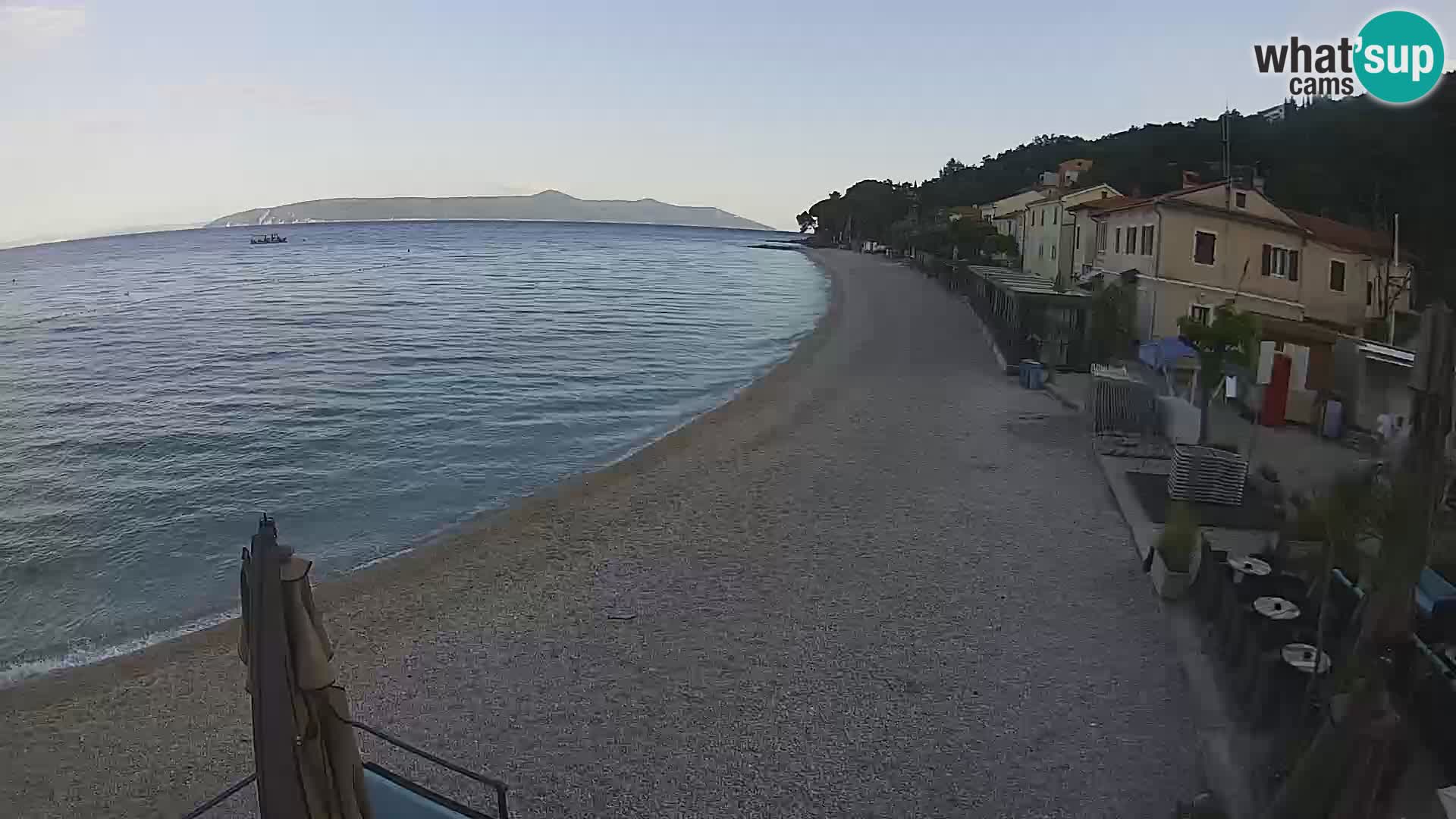 Mošćenička Draga webcam beach