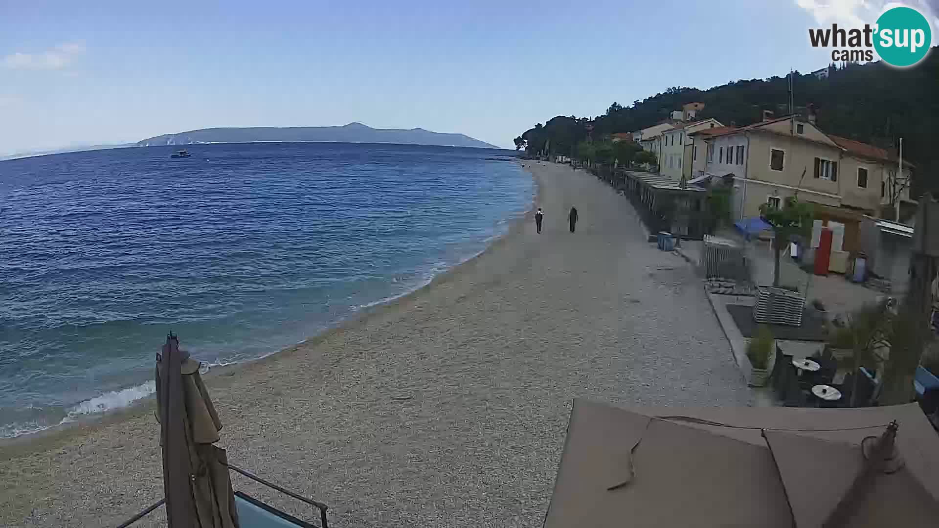Web kamera Mošćenička Draga – plaža