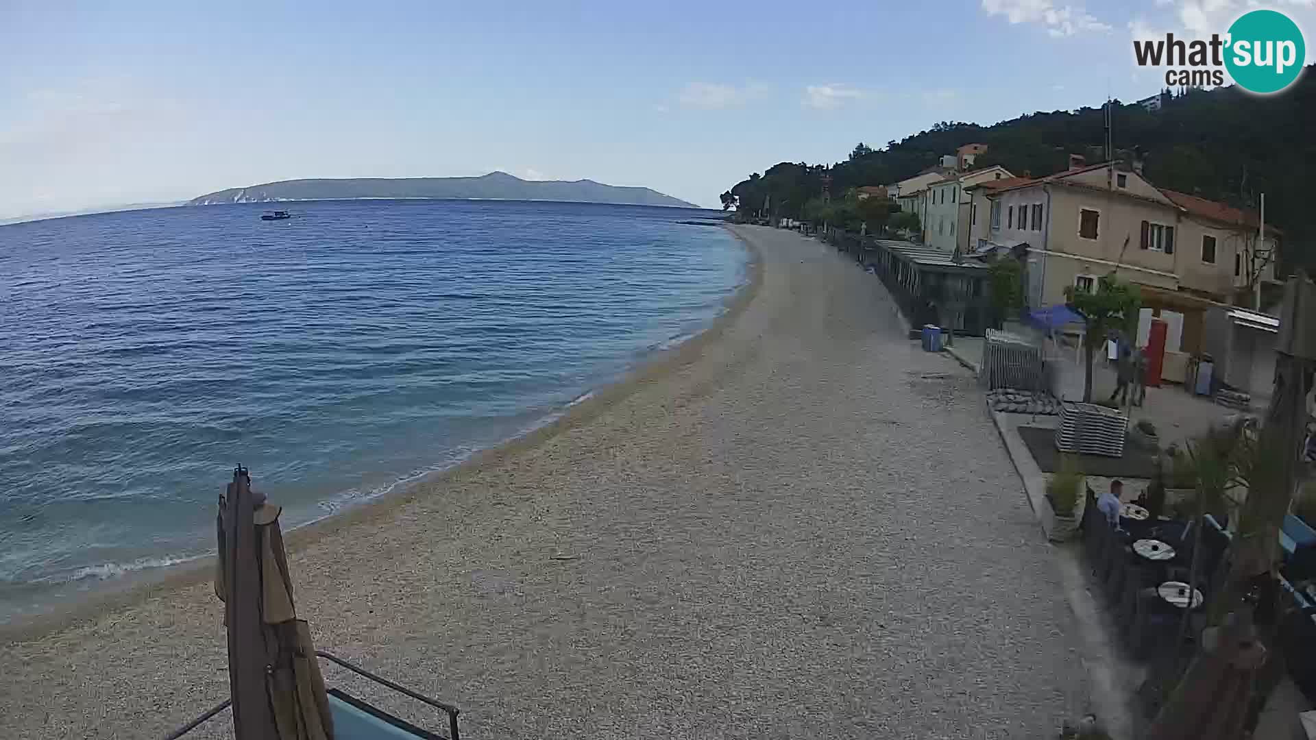 Web kamera Mošćenička Draga – plaža