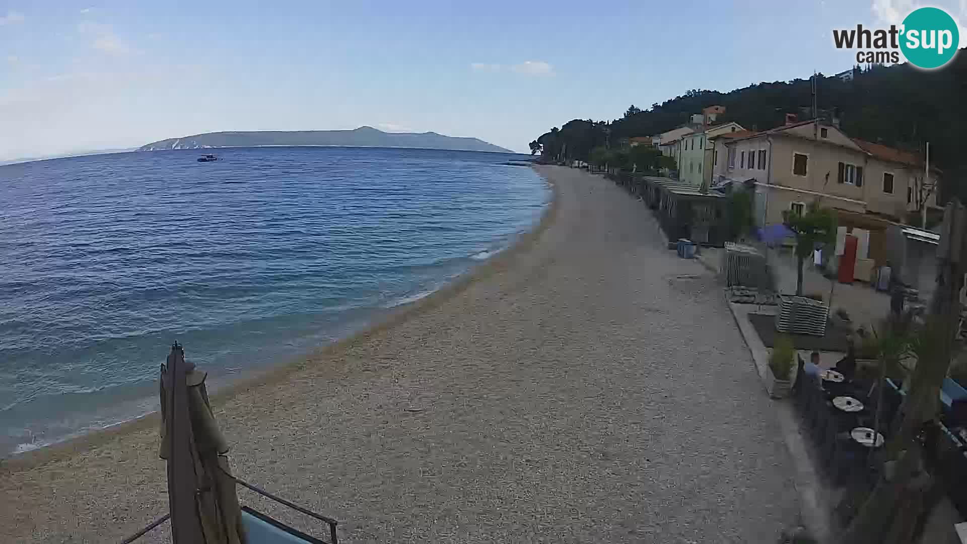Livecam Draga di Moschiena – spiaggia