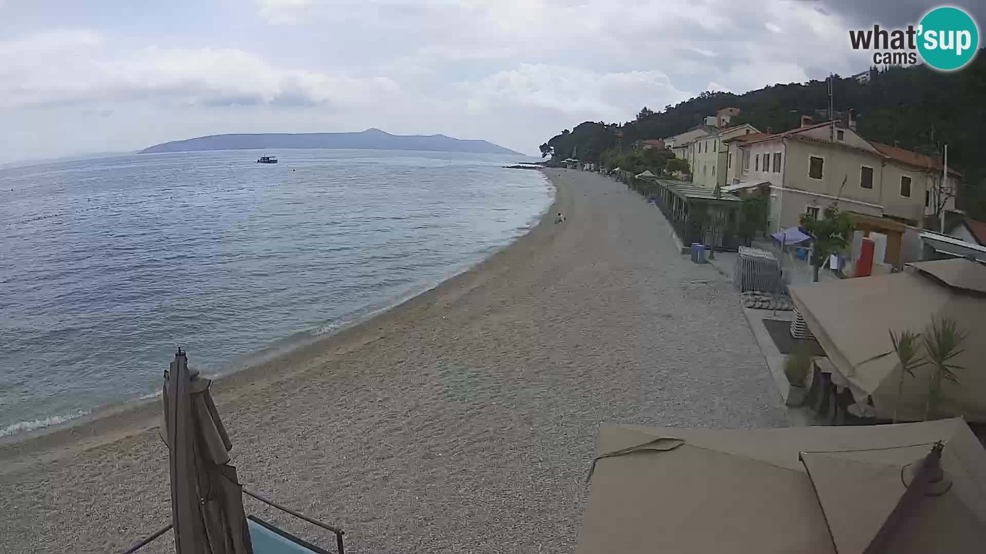 Web kamera Mošćenička Draga – plaža