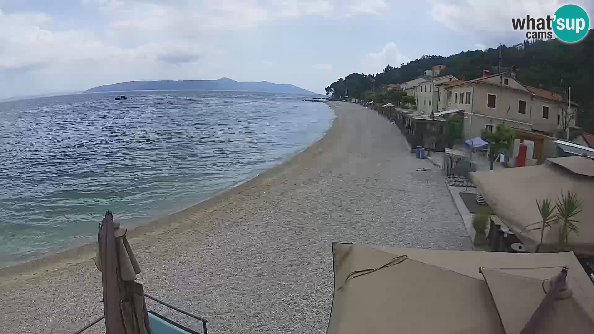 Web kamera Mošćenička Draga – plaža