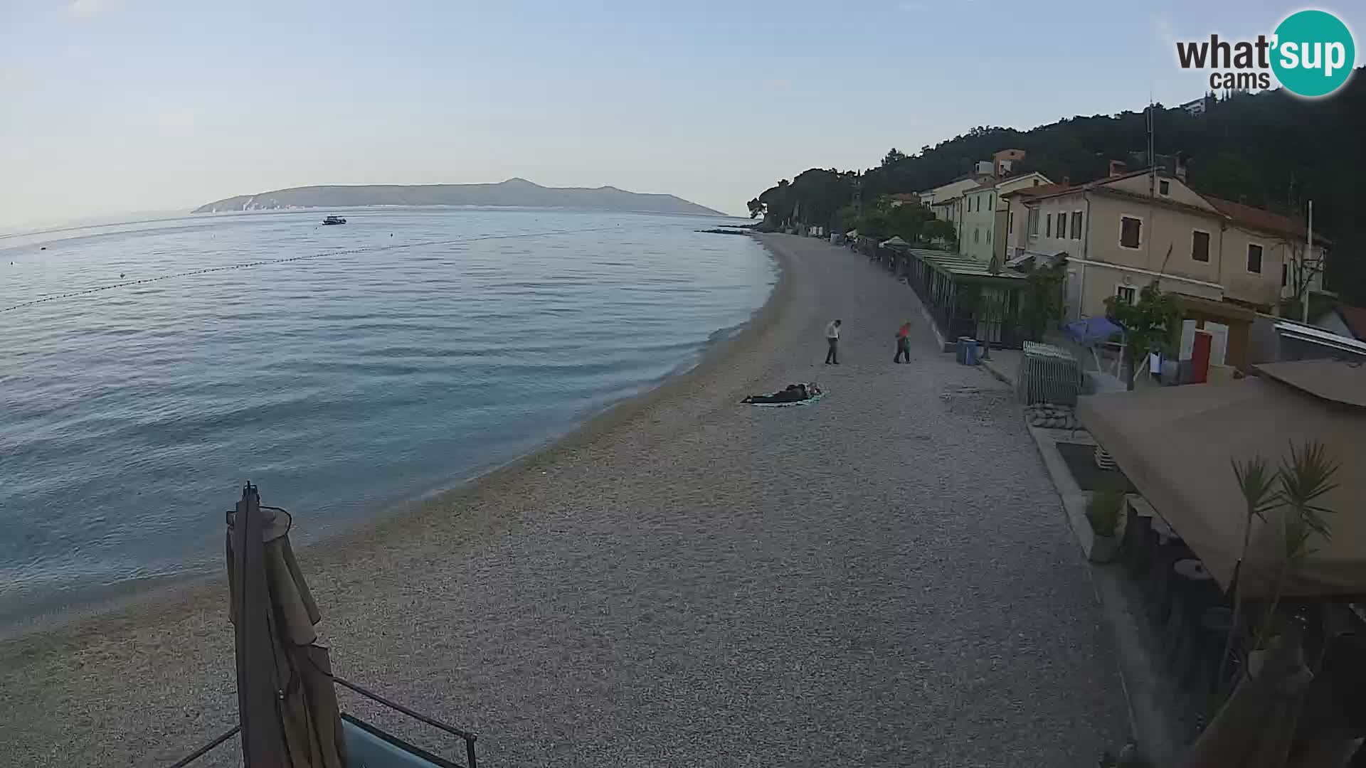 Livecam Draga di Moschiena – spiaggia