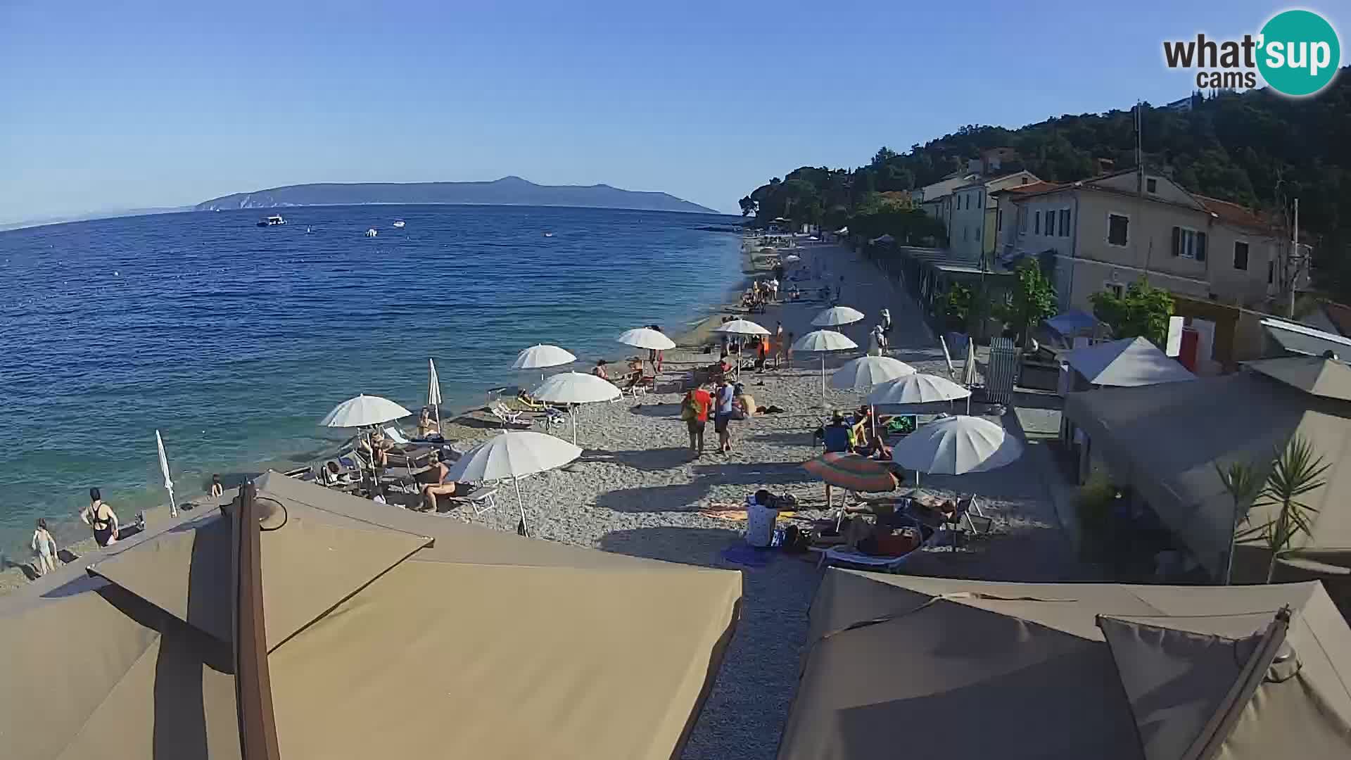 Kamera v živo Mošćenička Draga – plaža