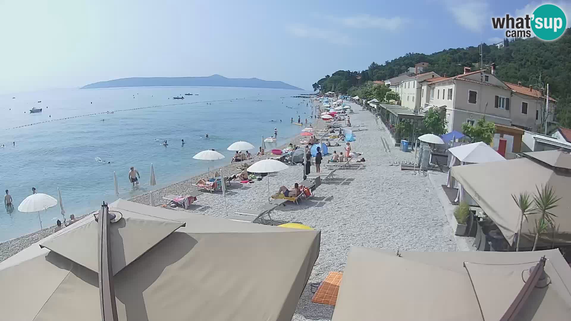 Kamera v živo Mošćenička Draga – plaža