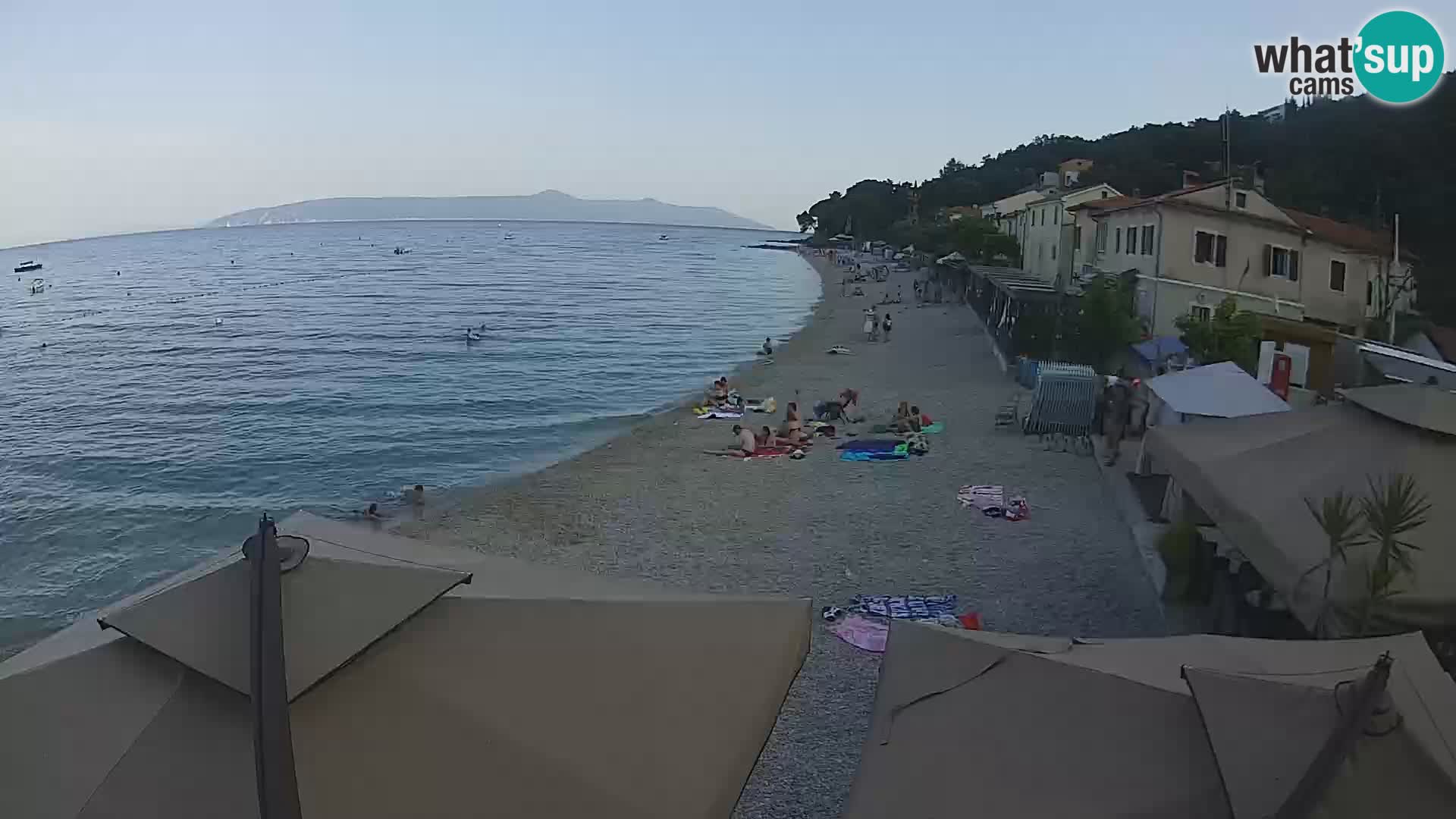 Livecam Draga di Moschiena – spiaggia