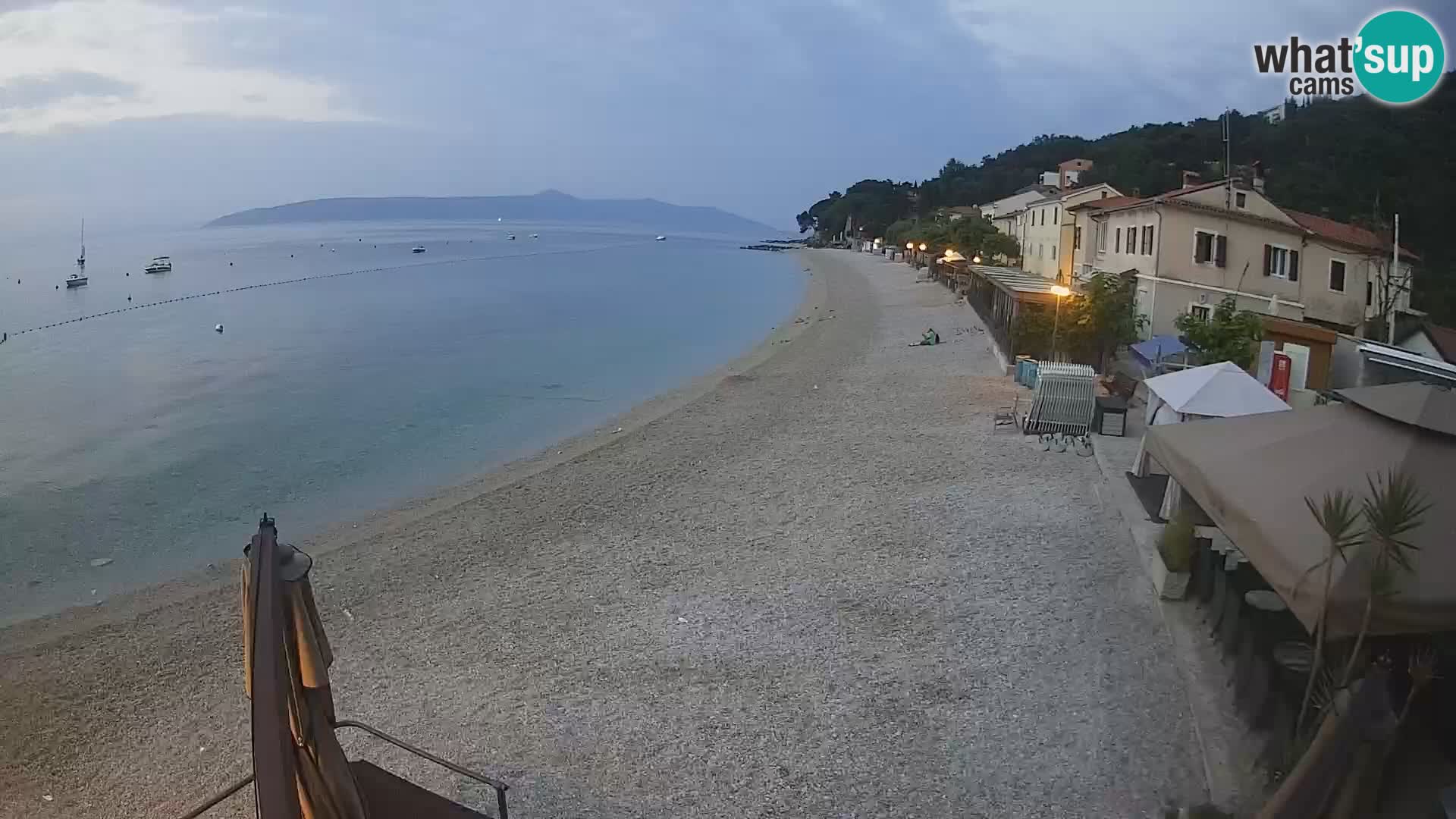 Webcam Mošćenička Draga – Strand
