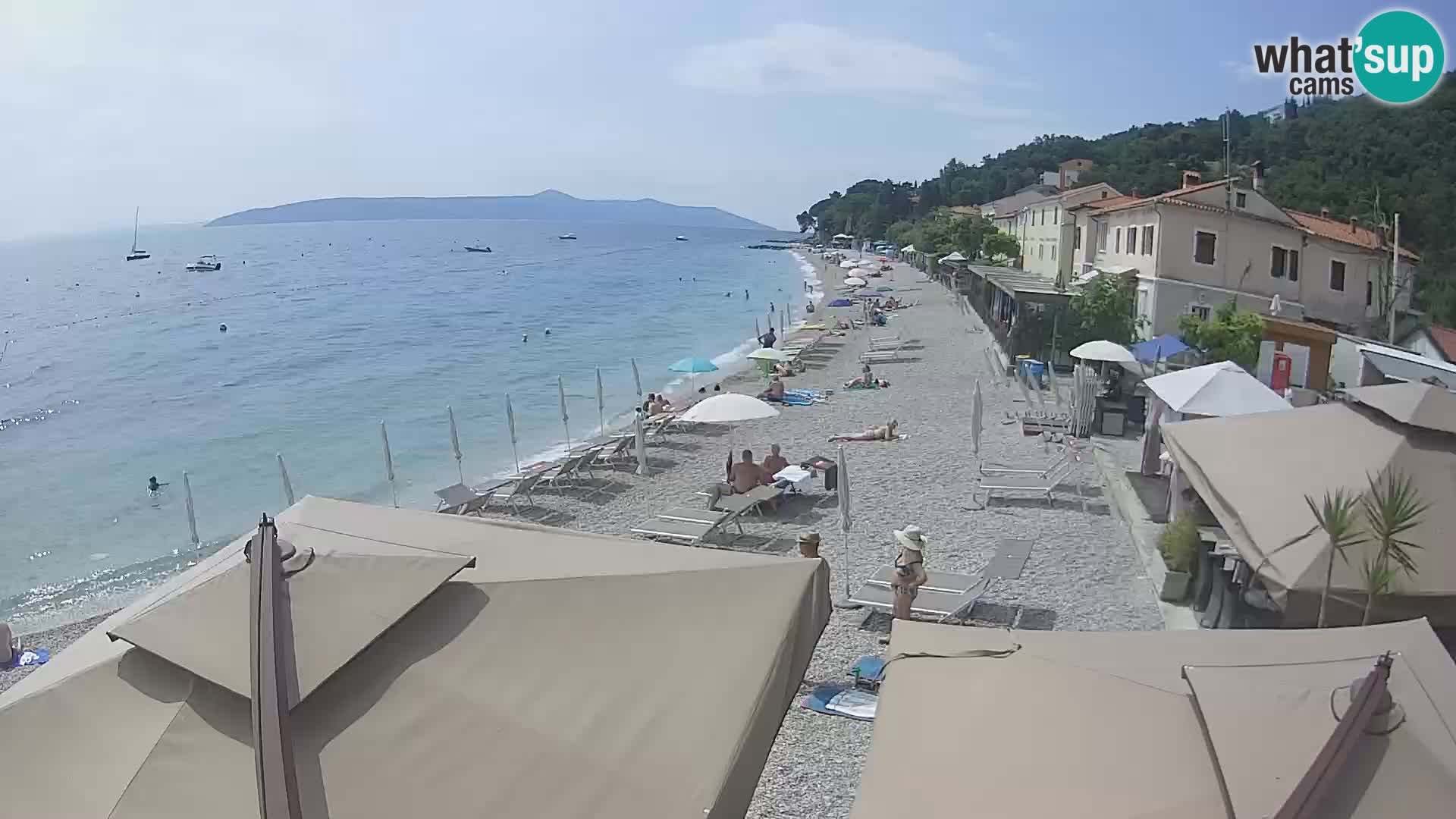 Kamera v živo Mošćenička Draga – plaža
