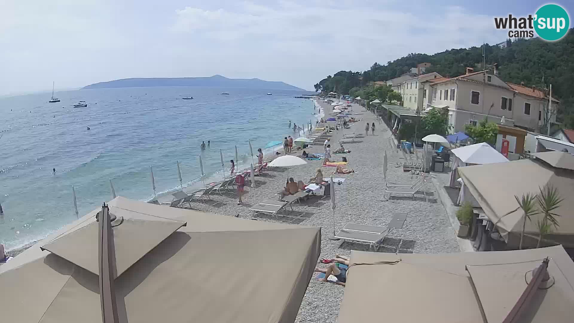 Web kamera Mošćenička Draga – plaža