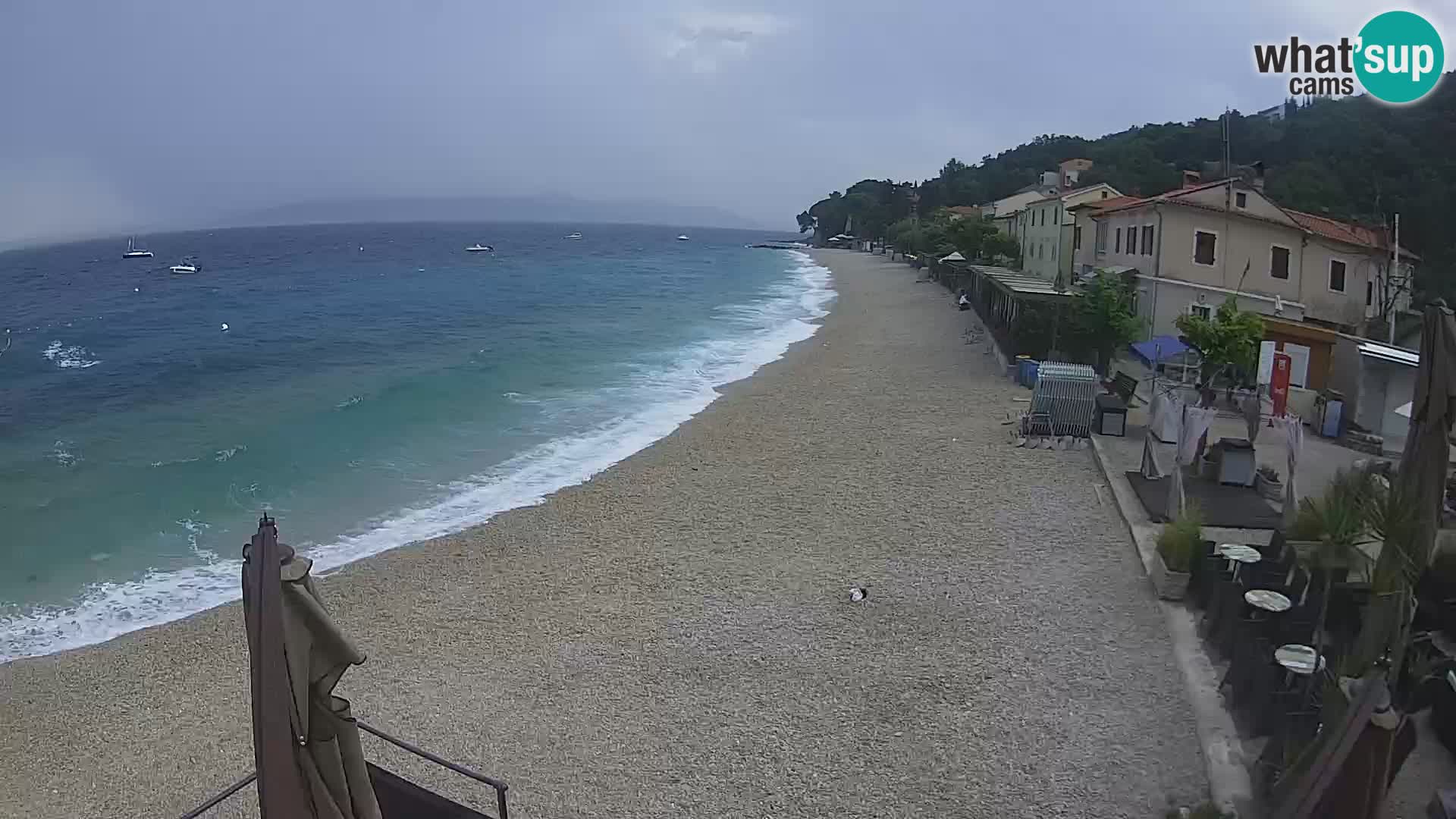 Web kamera Mošćenička Draga – plaža